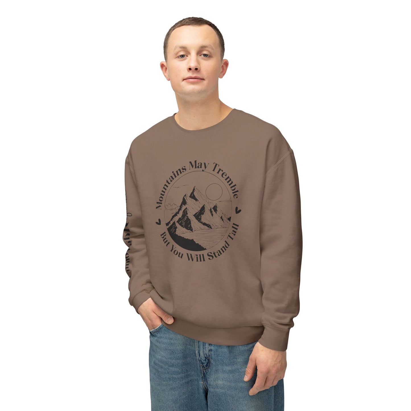 Unmovable Force! Unisex Lightweight Crewneck Sweatshirt - EternalAscension