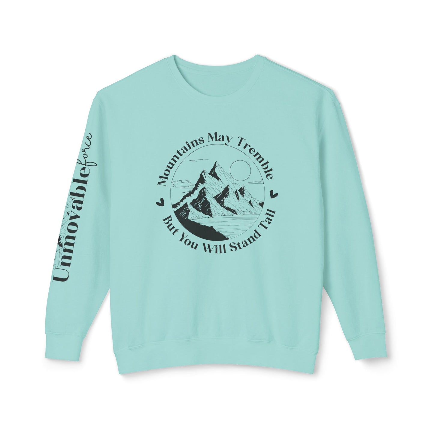 Unmovable Force! Unisex Lightweight Crewneck Sweatshirt - EternalAscension