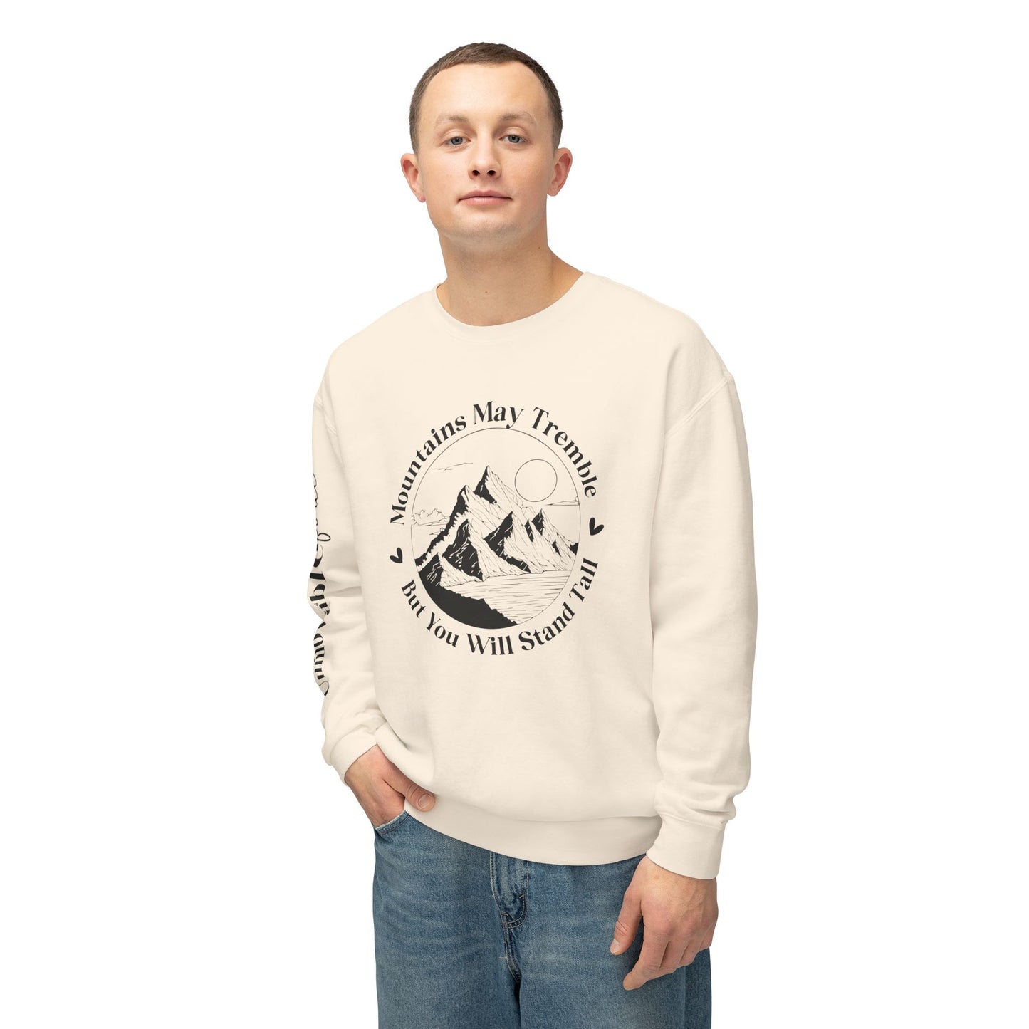 Unmovable Force! Unisex Lightweight Crewneck Sweatshirt - EternalAscension