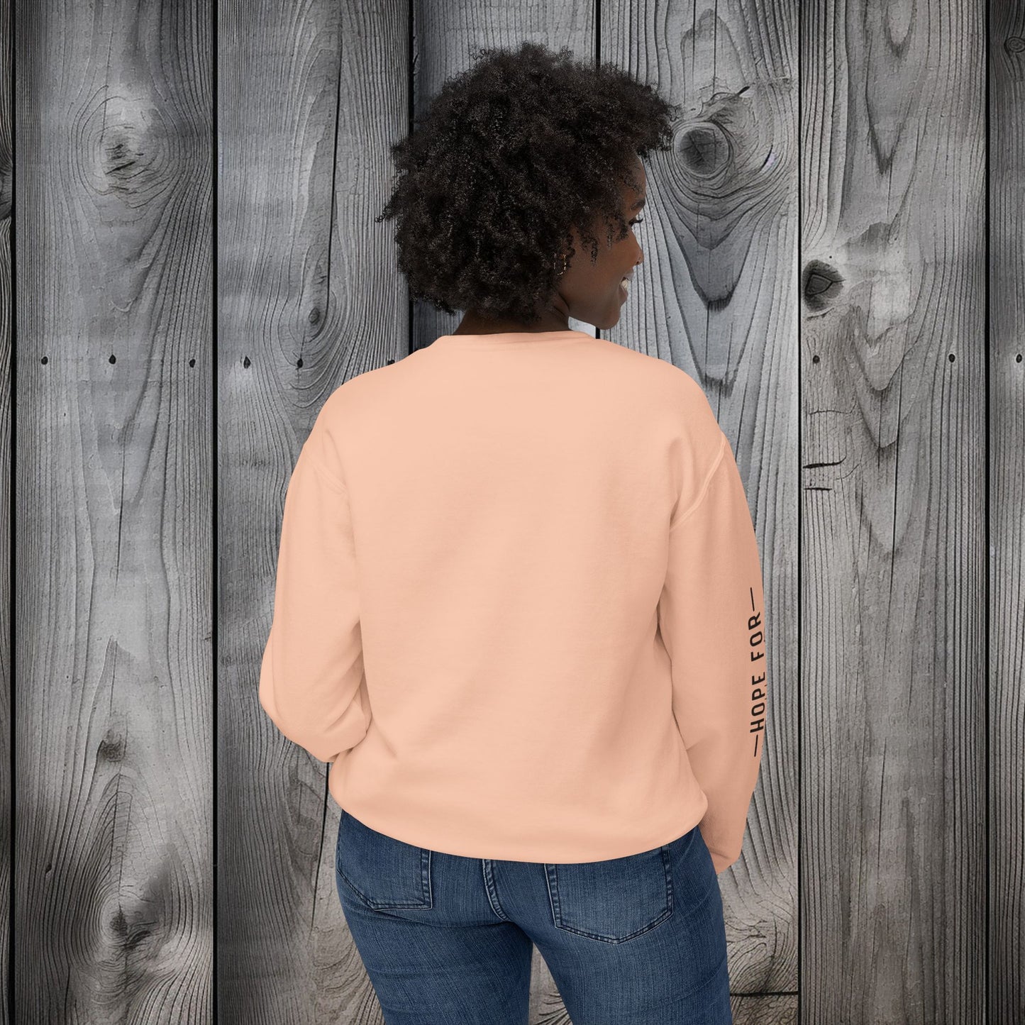 Capable & Hopeful Unisex Lightweight Crewneck Sweatshirt - EternalAscension