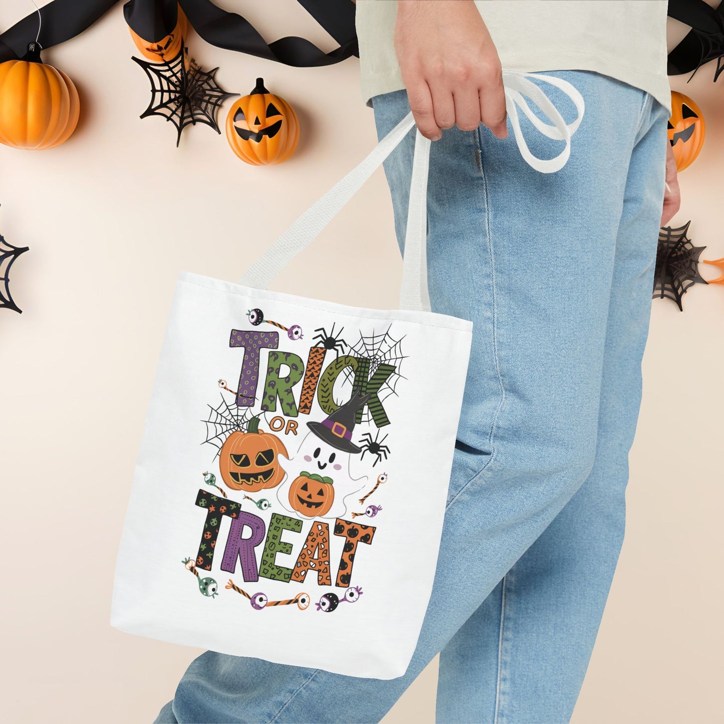 🎃🕸️Trick or Treat Tote Bag (AOP)🎃🕸️ - EternalAscension