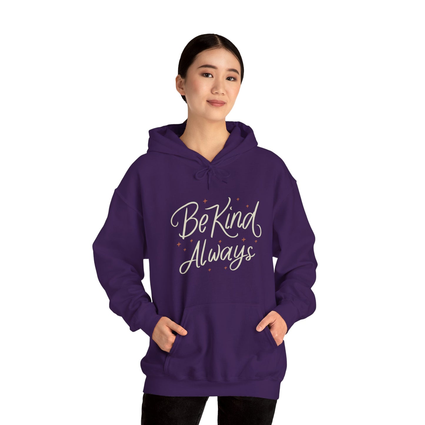 Be KIND Always and CHANGE the World! Unisex Heavy Blend™ Hooded Sweatshirt - EternalAscension
