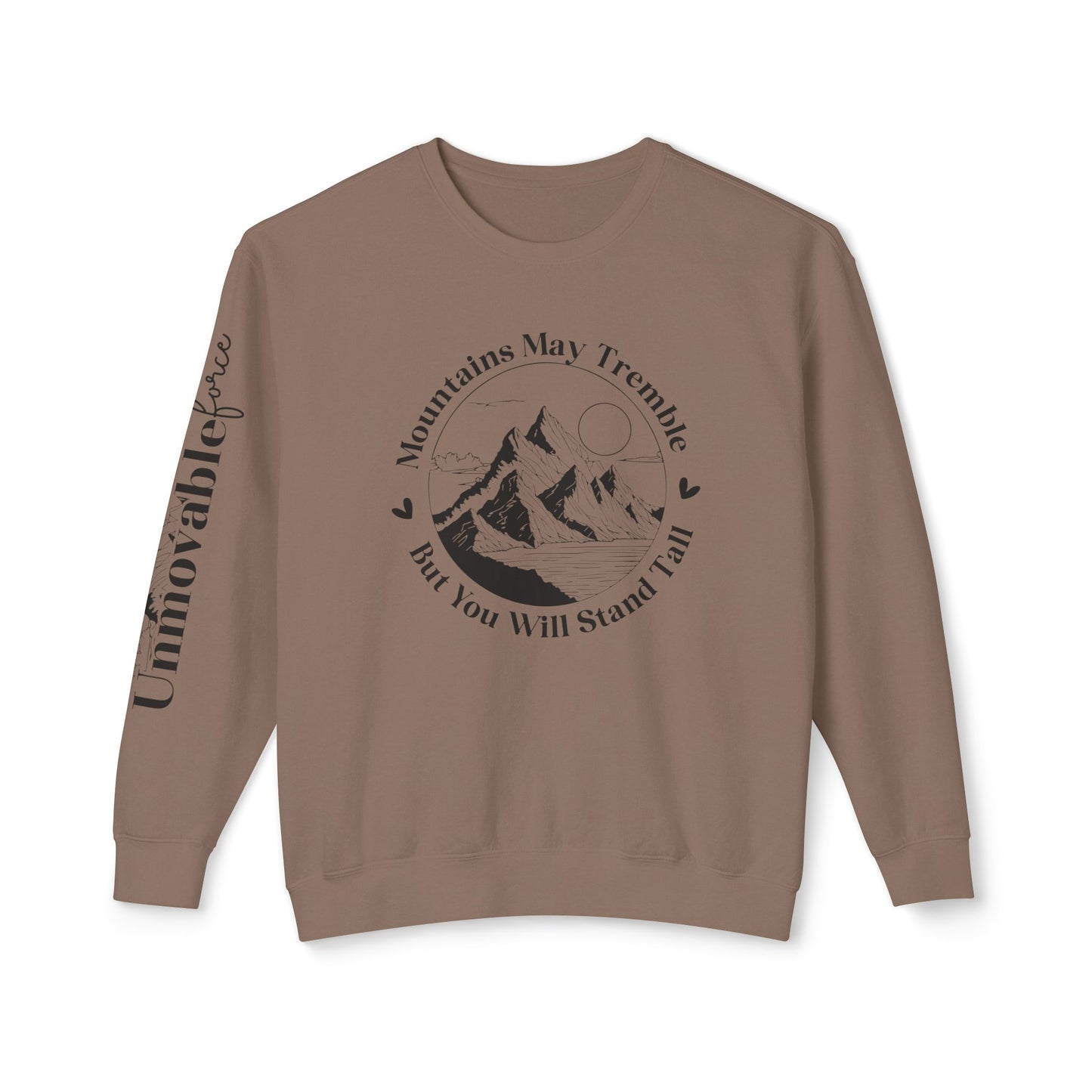 Unmovable Force! Unisex Lightweight Crewneck Sweatshirt - EternalAscension
