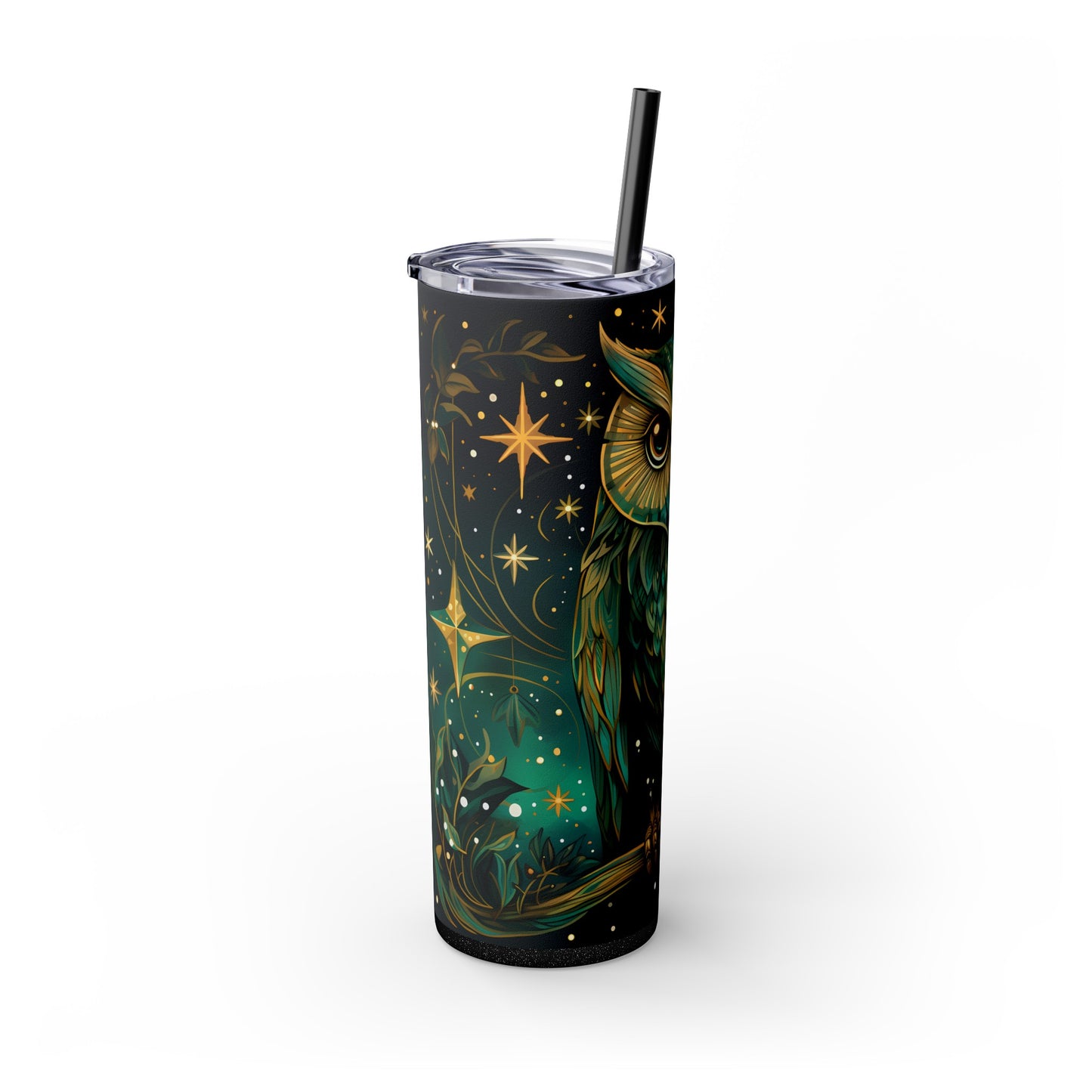 Maars Personalized Skinny Tumbler: Mystical Owl Edition 20oz - EternalAscension