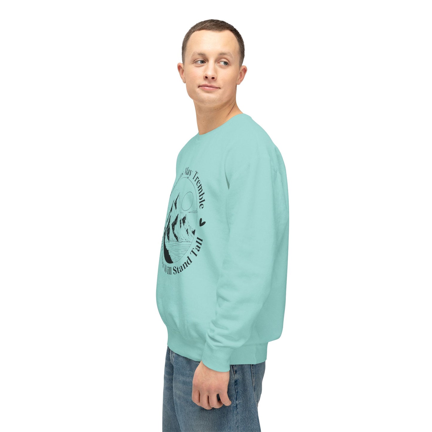 Unmovable Force! Unisex Lightweight Crewneck Sweatshirt - EternalAscension