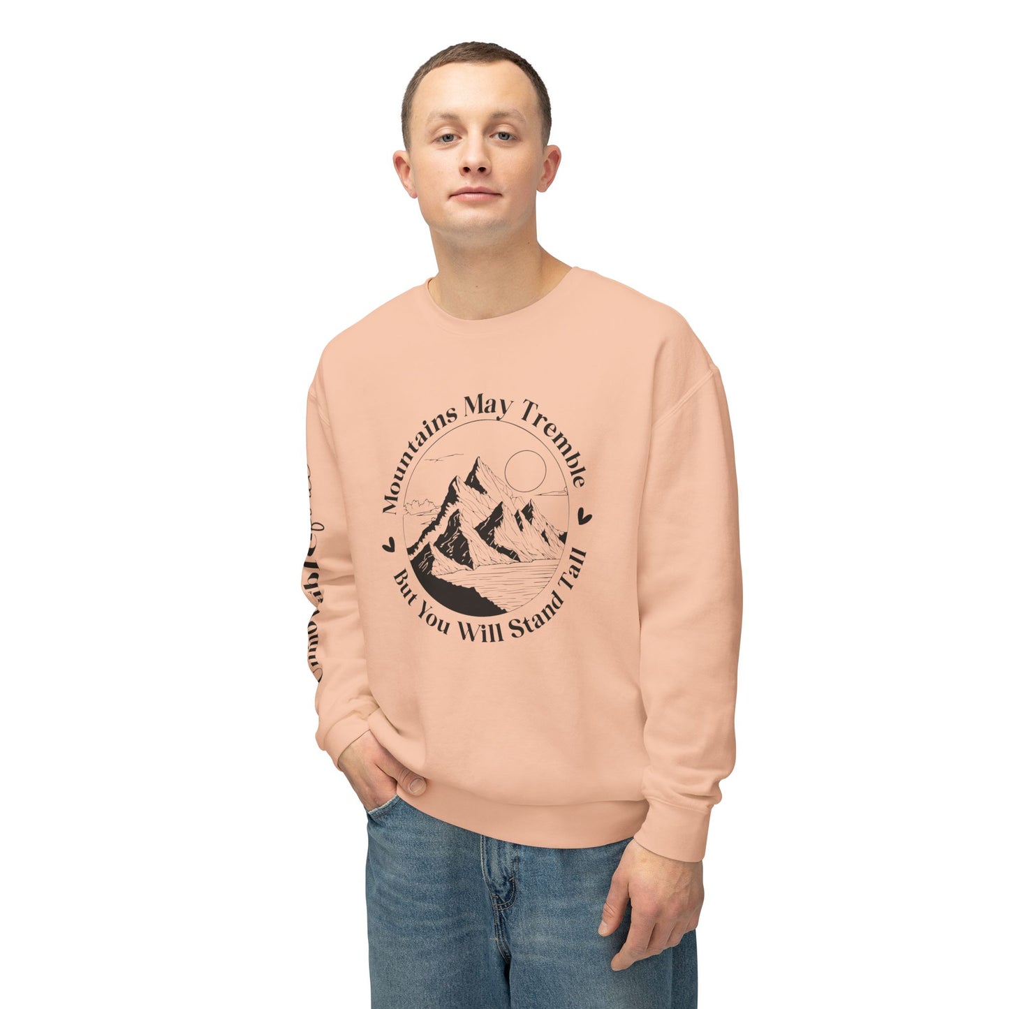 Unmovable Force! Unisex Lightweight Crewneck Sweatshirt - EternalAscension