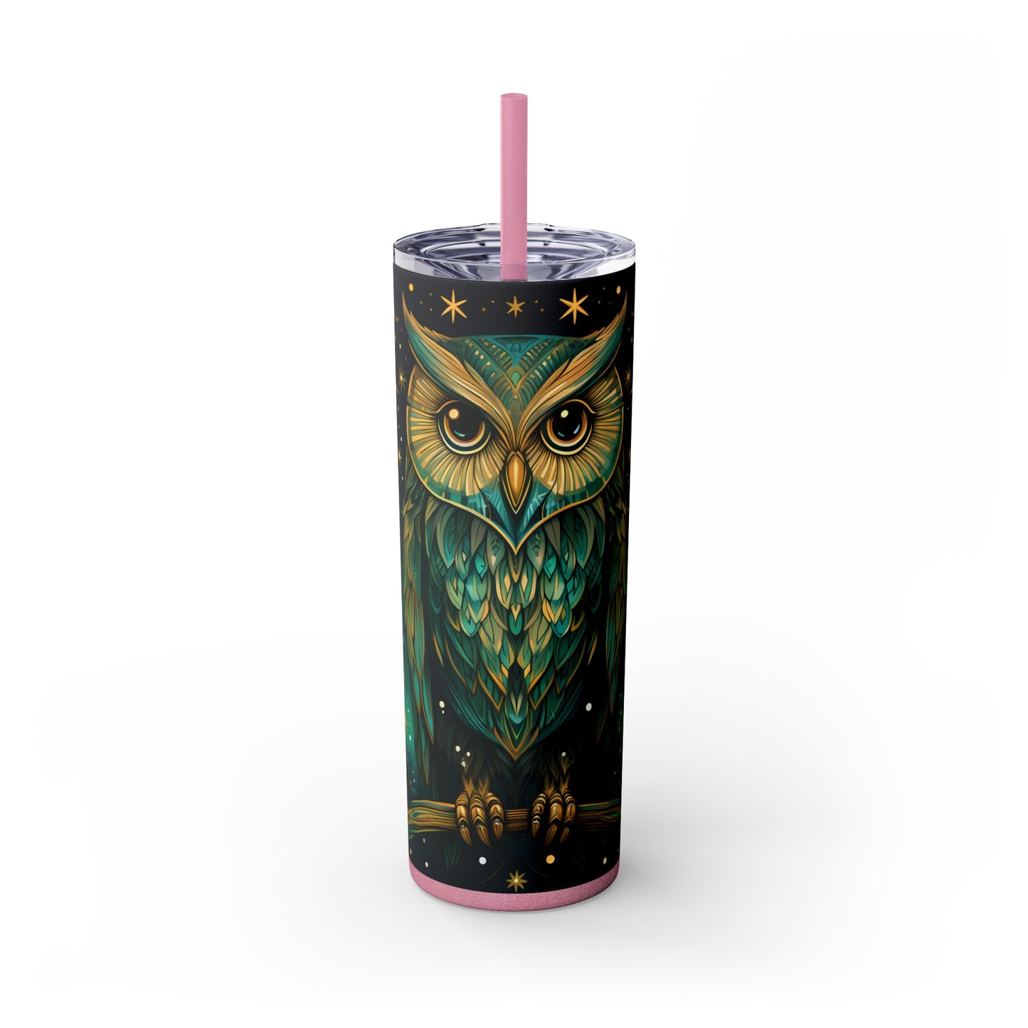 Maars Personalized Skinny Tumbler: Mystical Owl Edition 20oz - EternalAscension