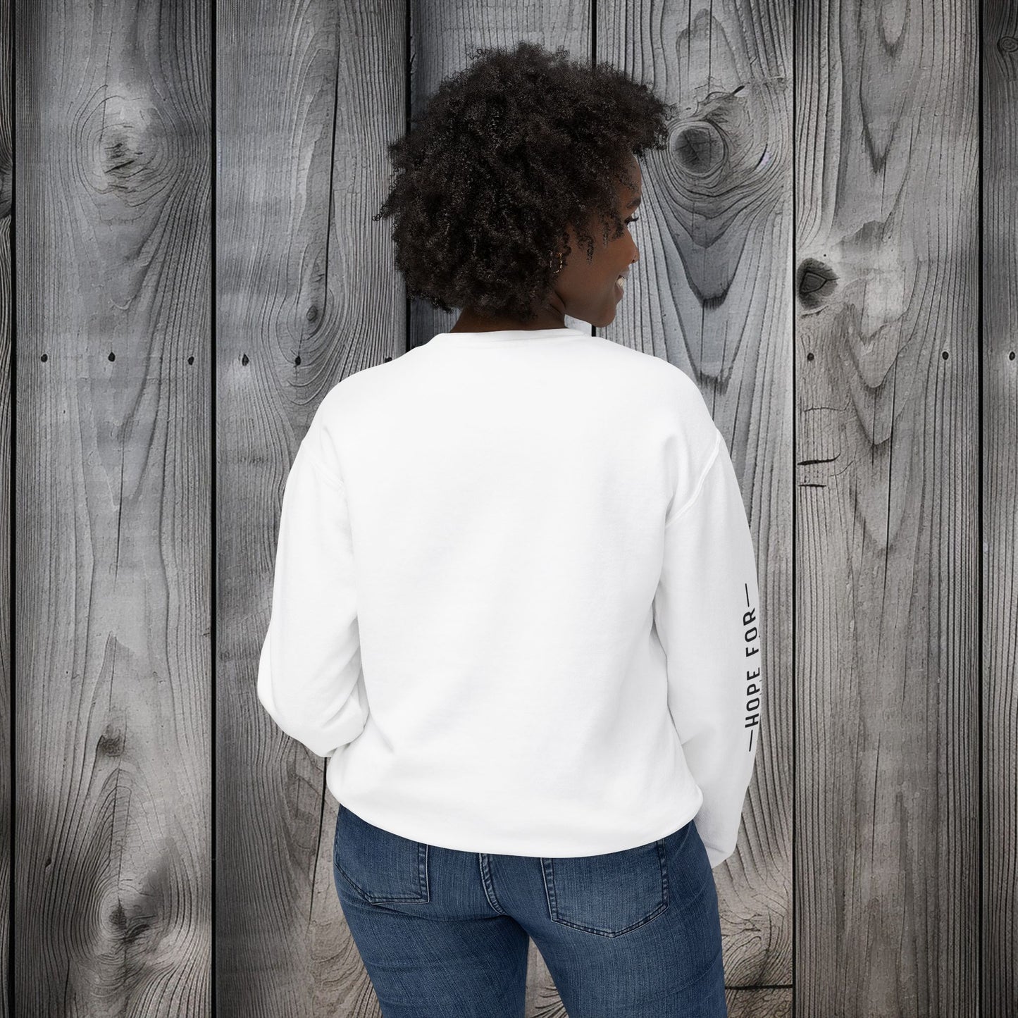 Capable & Hopeful Unisex Lightweight Crewneck Sweatshirt - EternalAscension