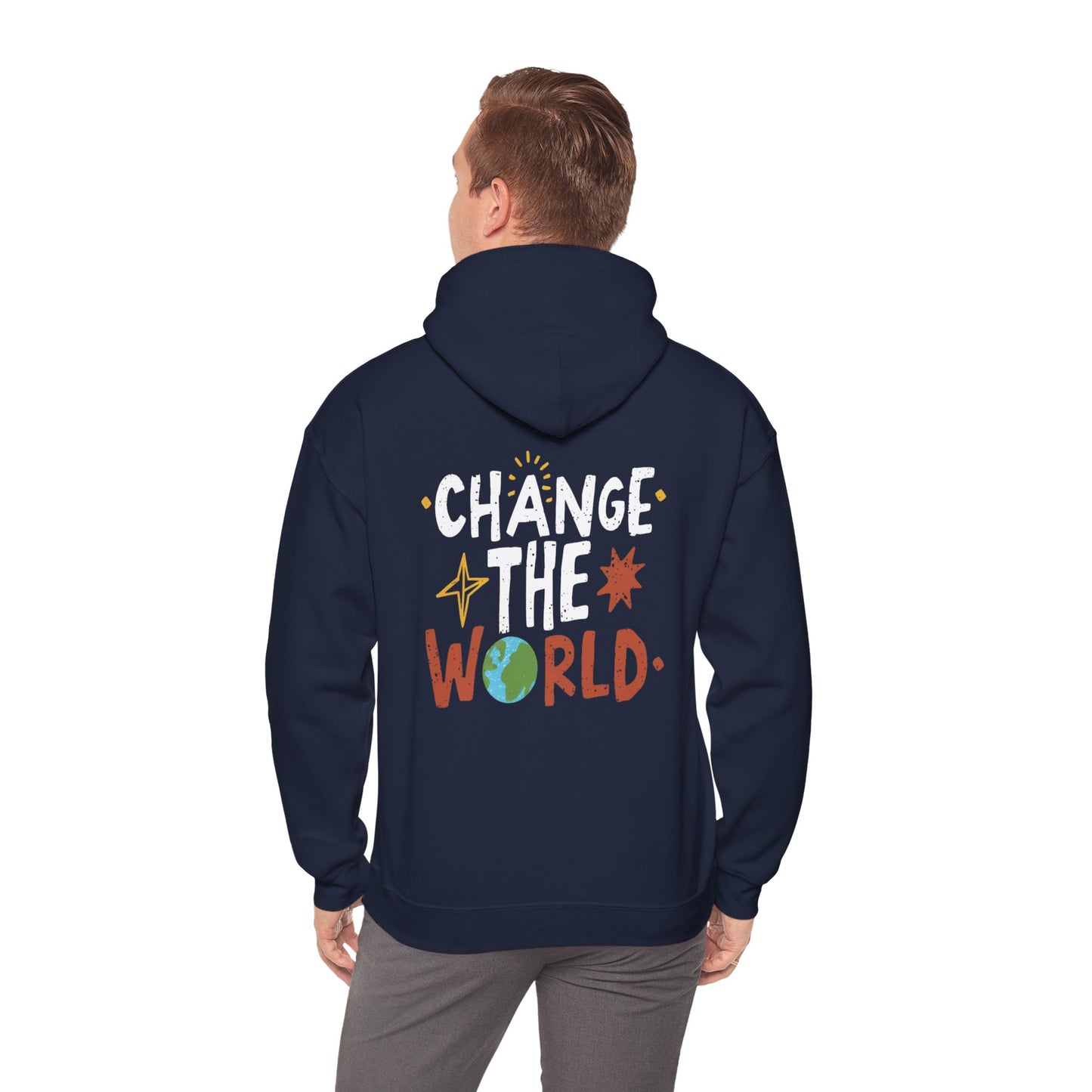 Be KIND Always and CHANGE the World! Unisex Heavy Blend™ Hooded Sweatshirt - EternalAscension