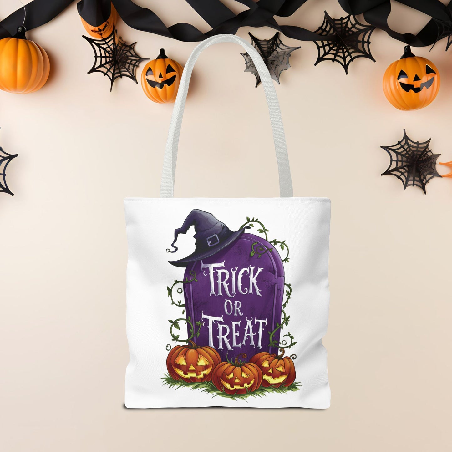 🎃🕸️Trick or Treat Tote Bag (AOP)🎃🕸️ - EternalAscension