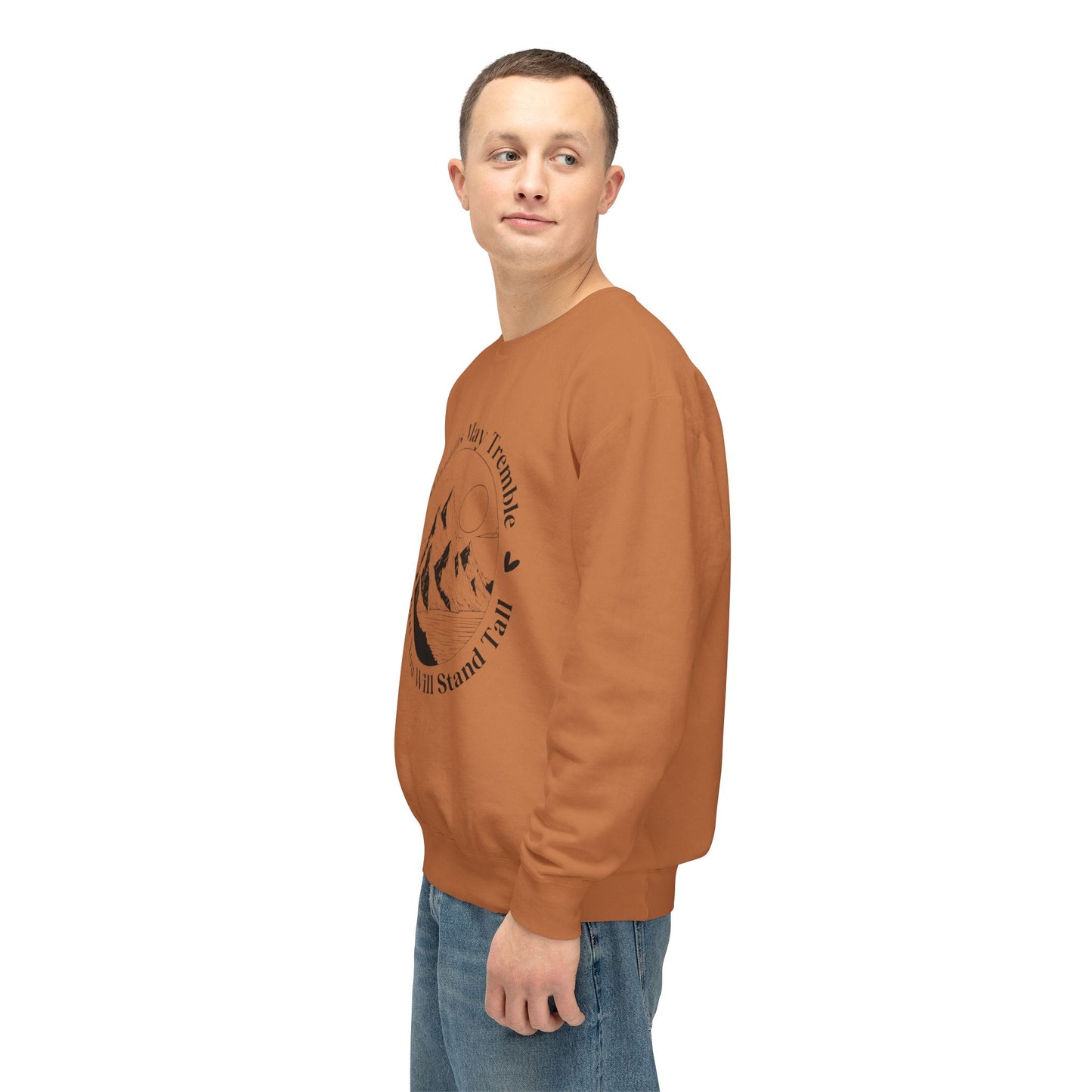 Unmovable Force! Unisex Lightweight Crewneck Sweatshirt - EternalAscension