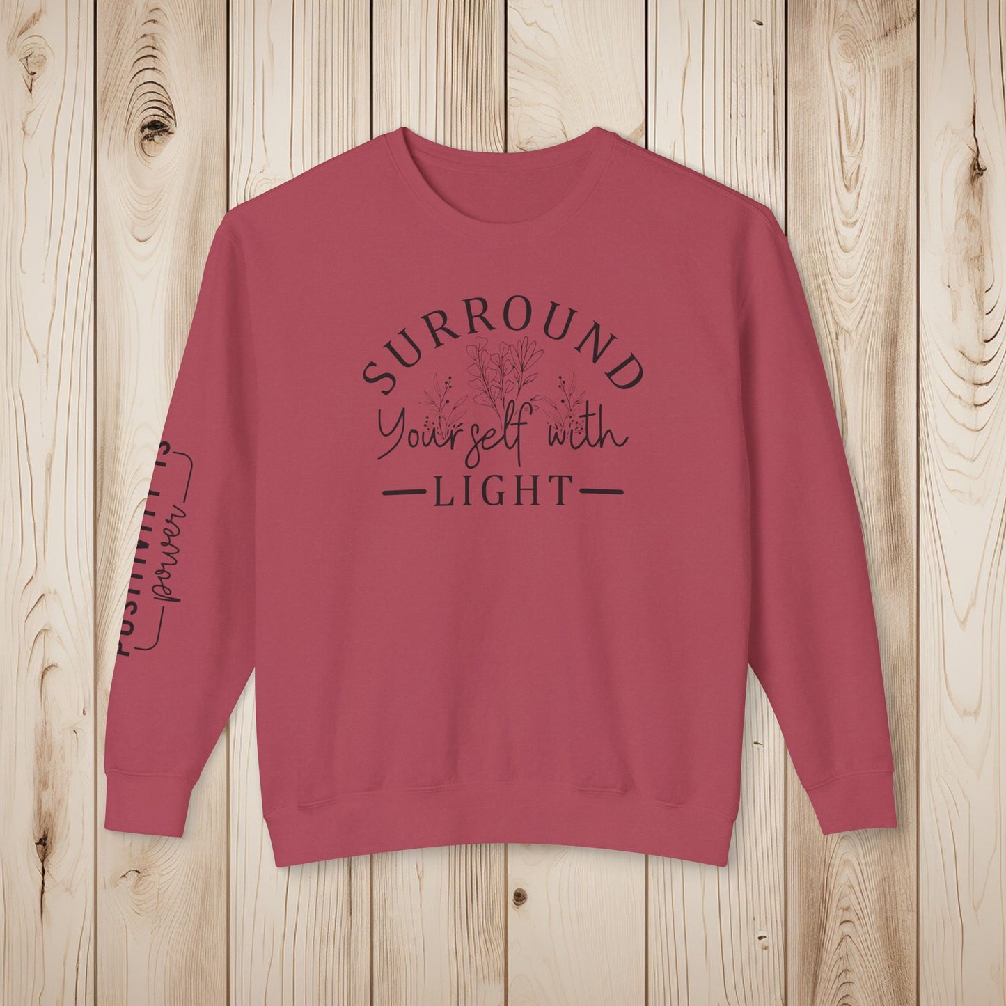 Embrace the Light Unisex Lightweight Crewneck Sweatshirt - EternalAscension