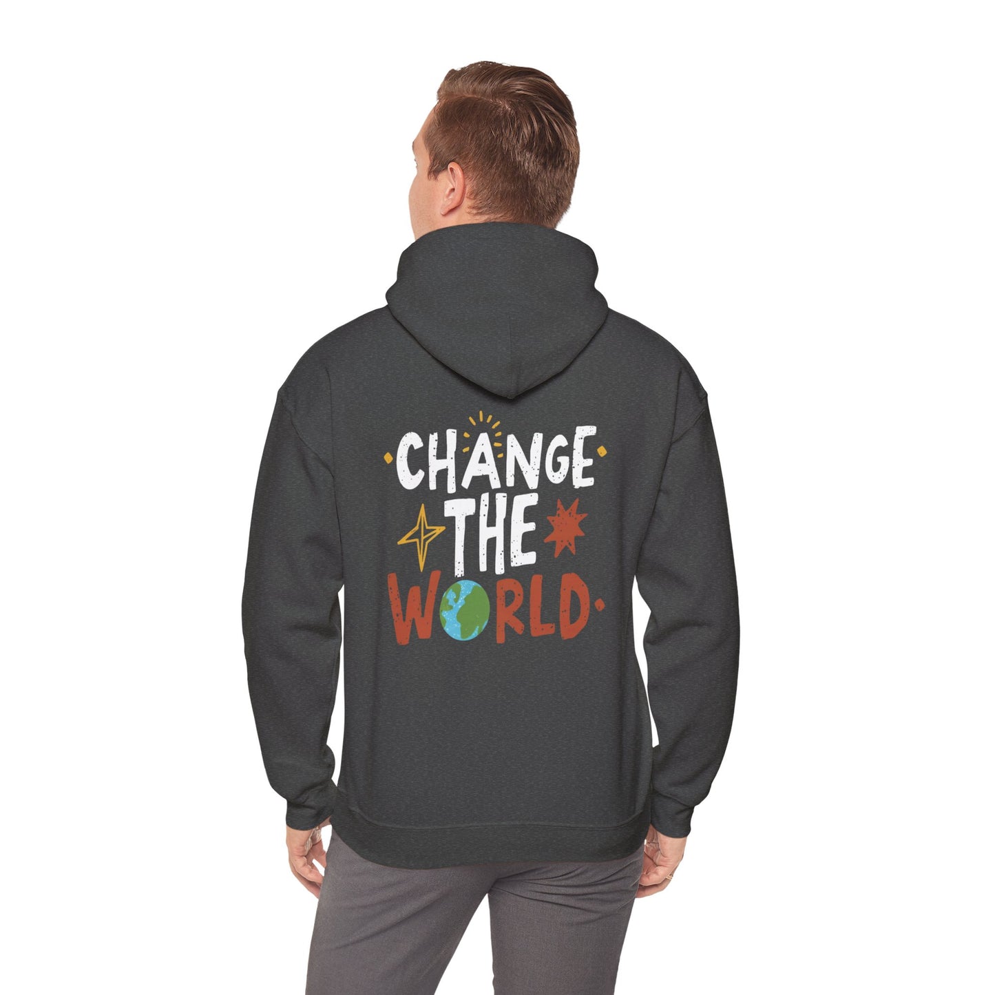 Be KIND Always and CHANGE the World! Unisex Heavy Blend™ Hooded Sweatshirt - EternalAscension