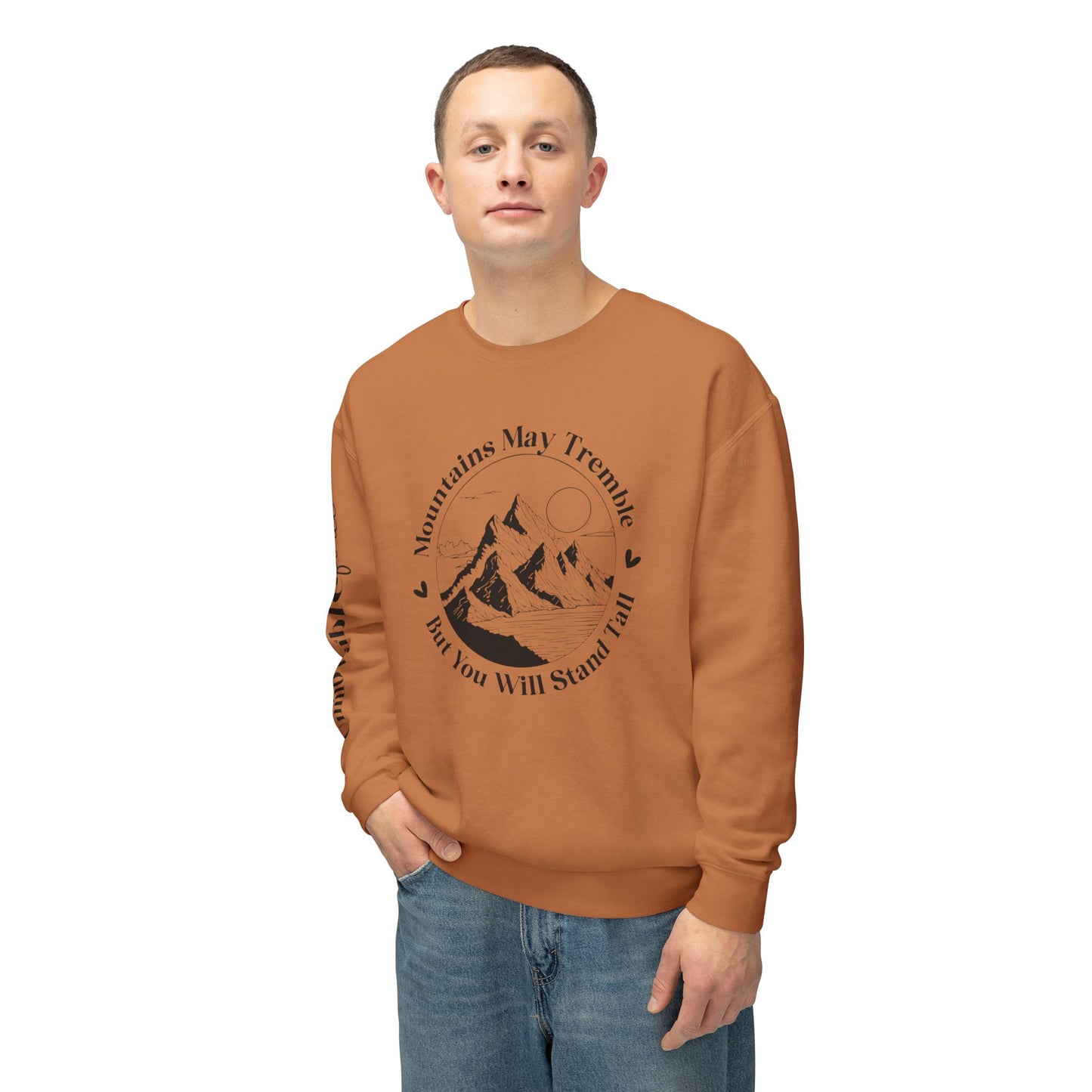 Unmovable Force! Unisex Lightweight Crewneck Sweatshirt - EternalAscension