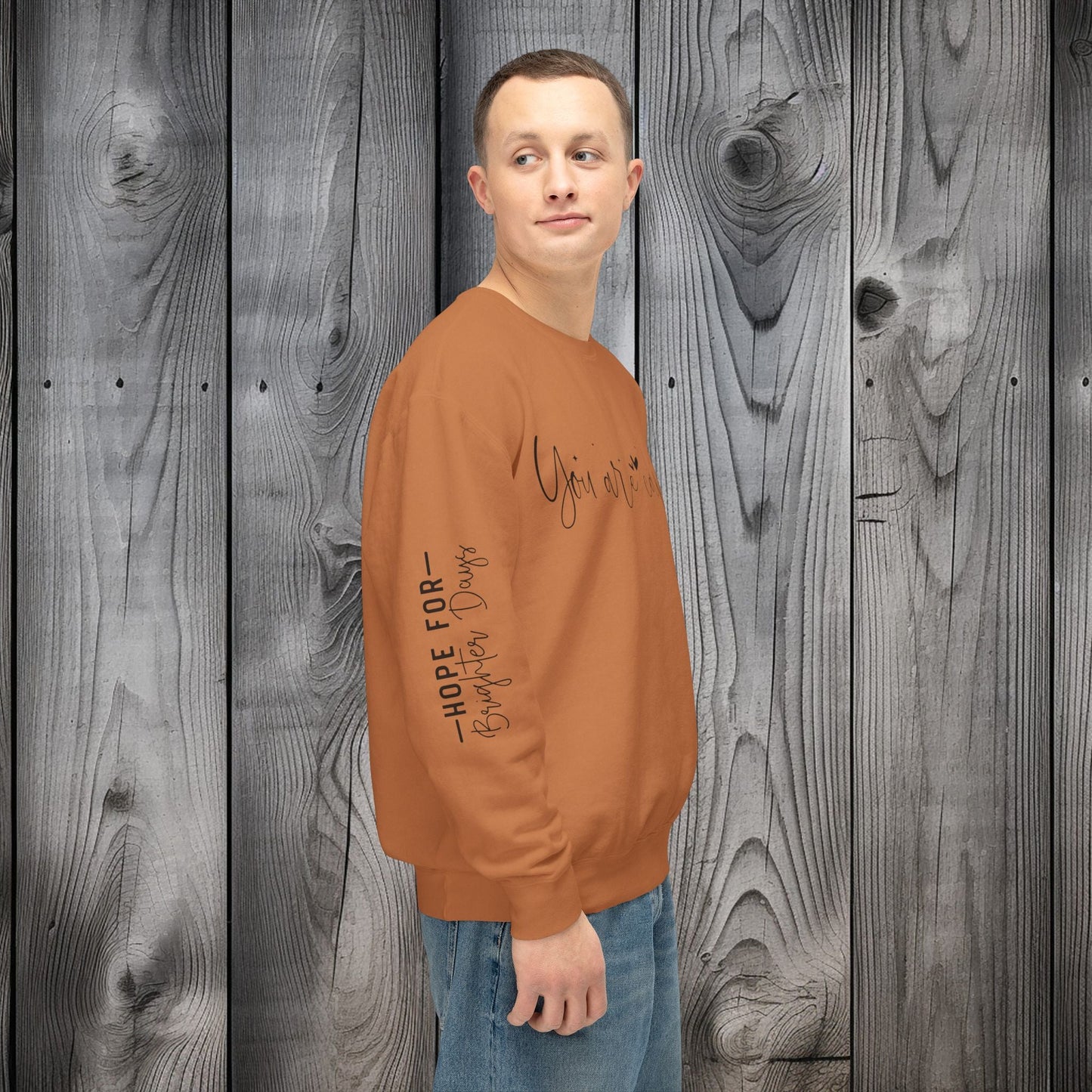 Capable & Hopeful Unisex Lightweight Crewneck Sweatshirt - EternalAscension