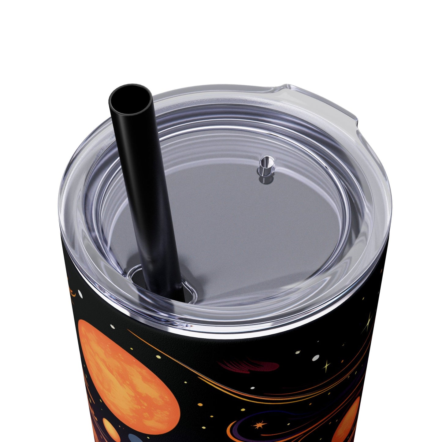 Celestial Serenity Skinny Tumbler with Straw, 20oz - EternalAscension