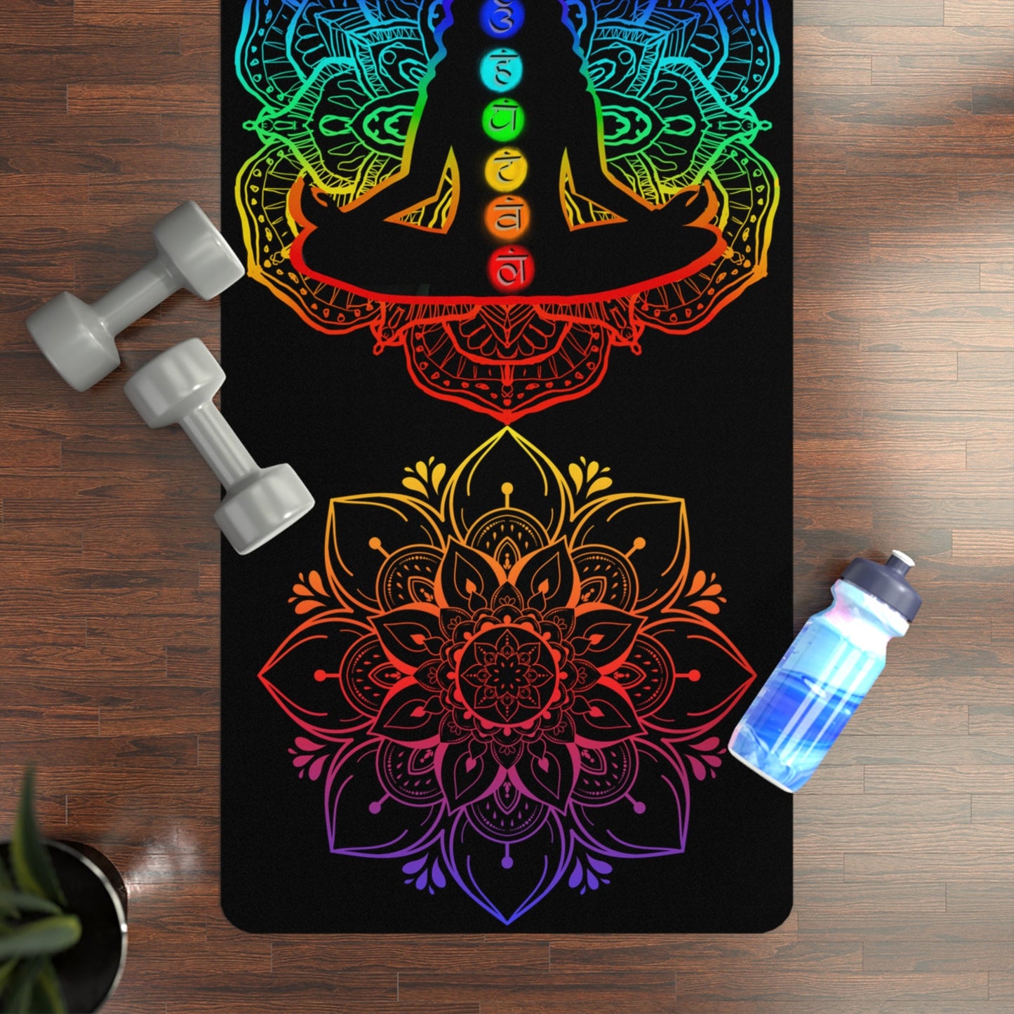 Chakra Mandala Design Yoga Mat - EternalAscension