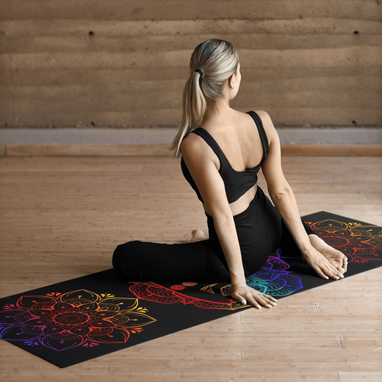 Chakra Mandala Design Yoga Mat - EternalAscension