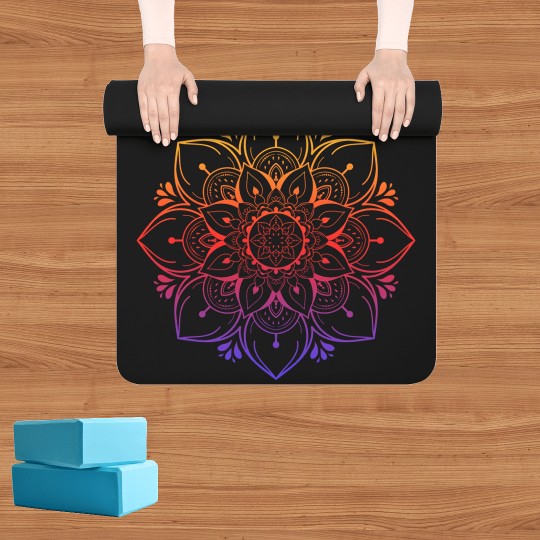 Chakra Mandala Design Yoga Mat - EternalAscension