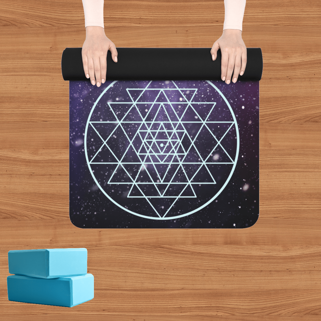 Cosmic Sacred Geometry Yoga Mat - EternalAscension
