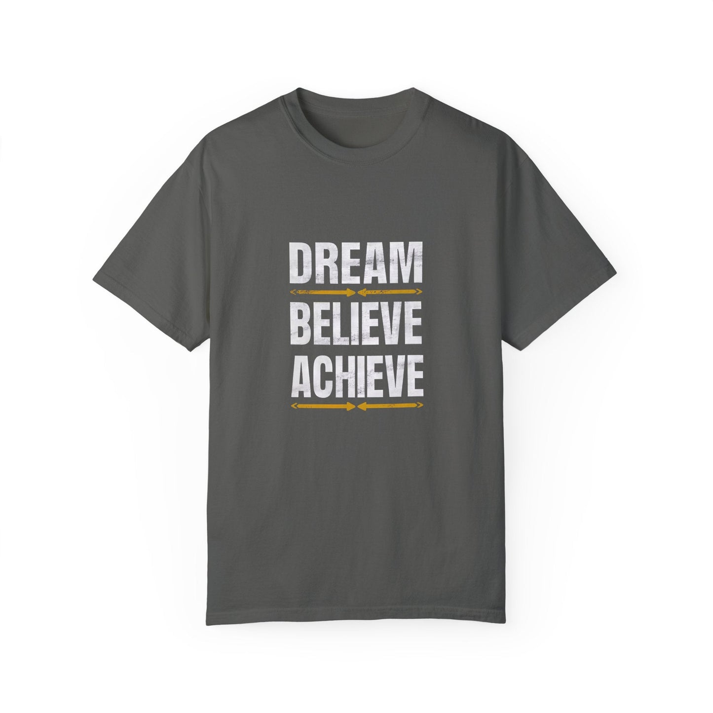 Dream Believe Achieve Unisex Garment - Dyed T - shirt - EternalAscension
