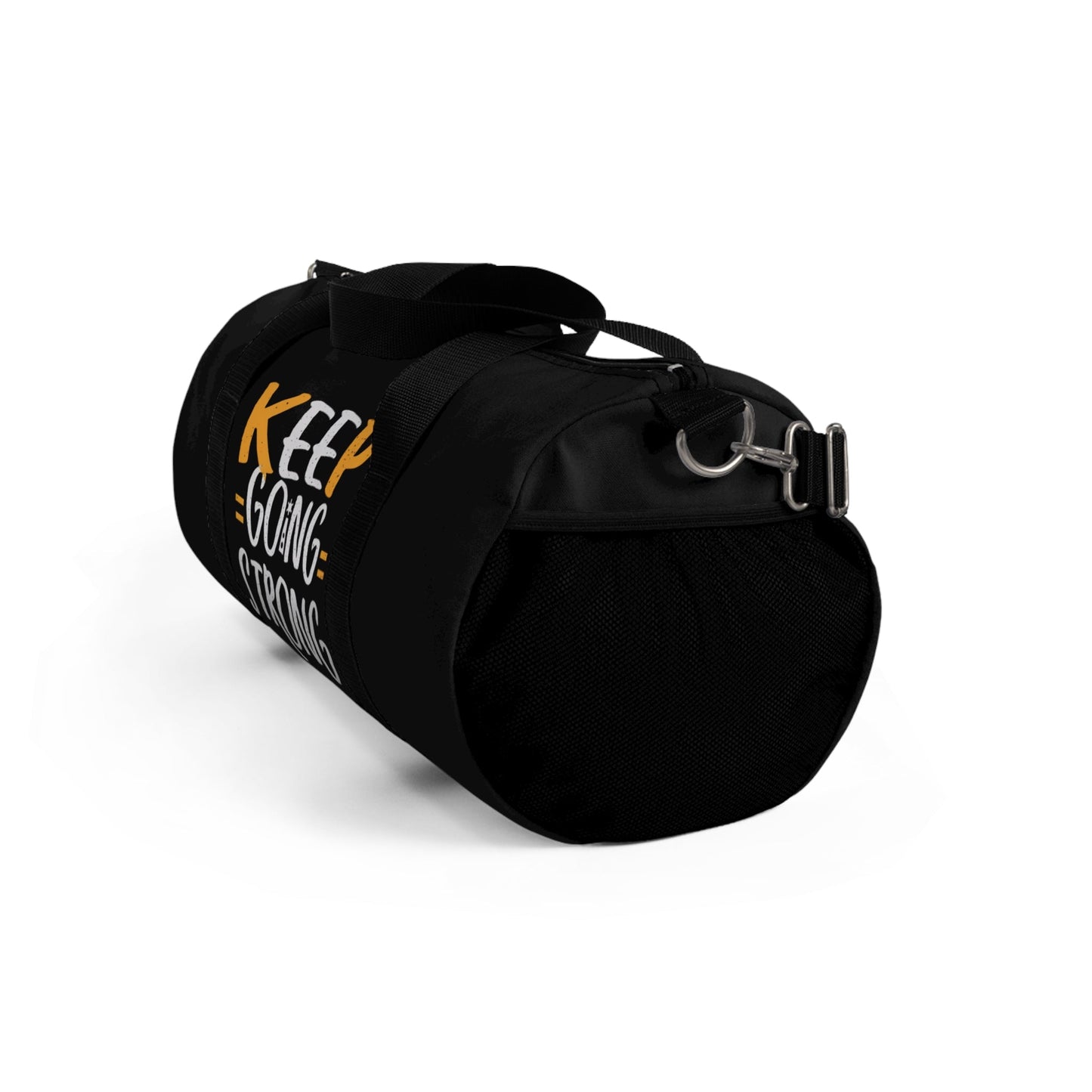 Duffel Bag - 'KEEP GOING STRONG' Motivational Message Gym Travel Bag - EternalAscension