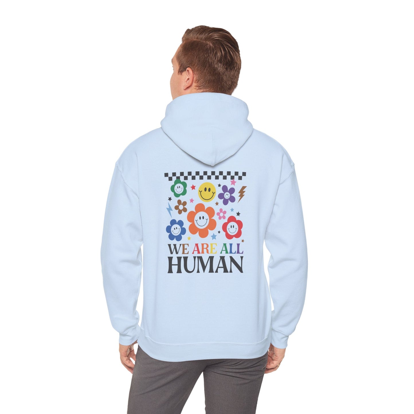 Hate Less LOVE MORE! Unisex Heavy Blend™ Hooded Sweatshirt - EternalAscension