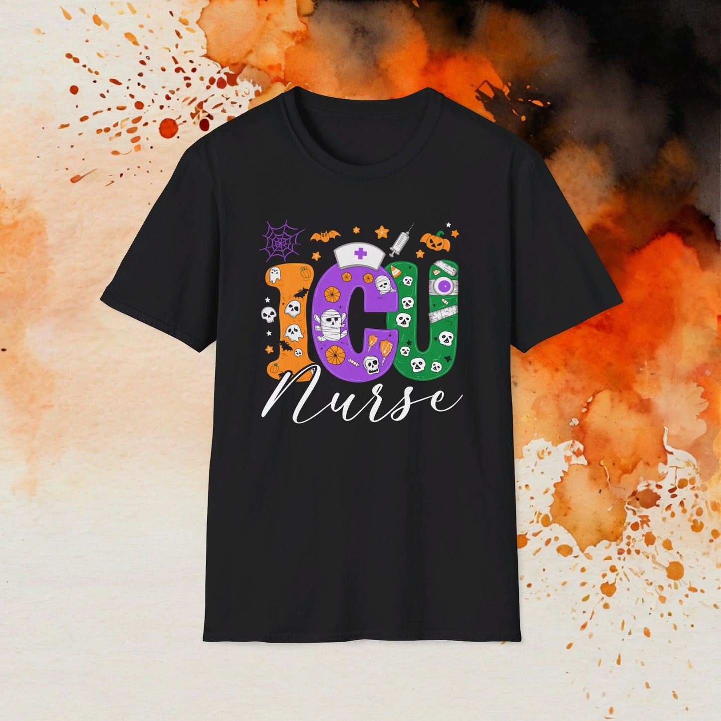 ICU Halloween Tee Unisex Softstyle T - Shirt - EternalAscension
