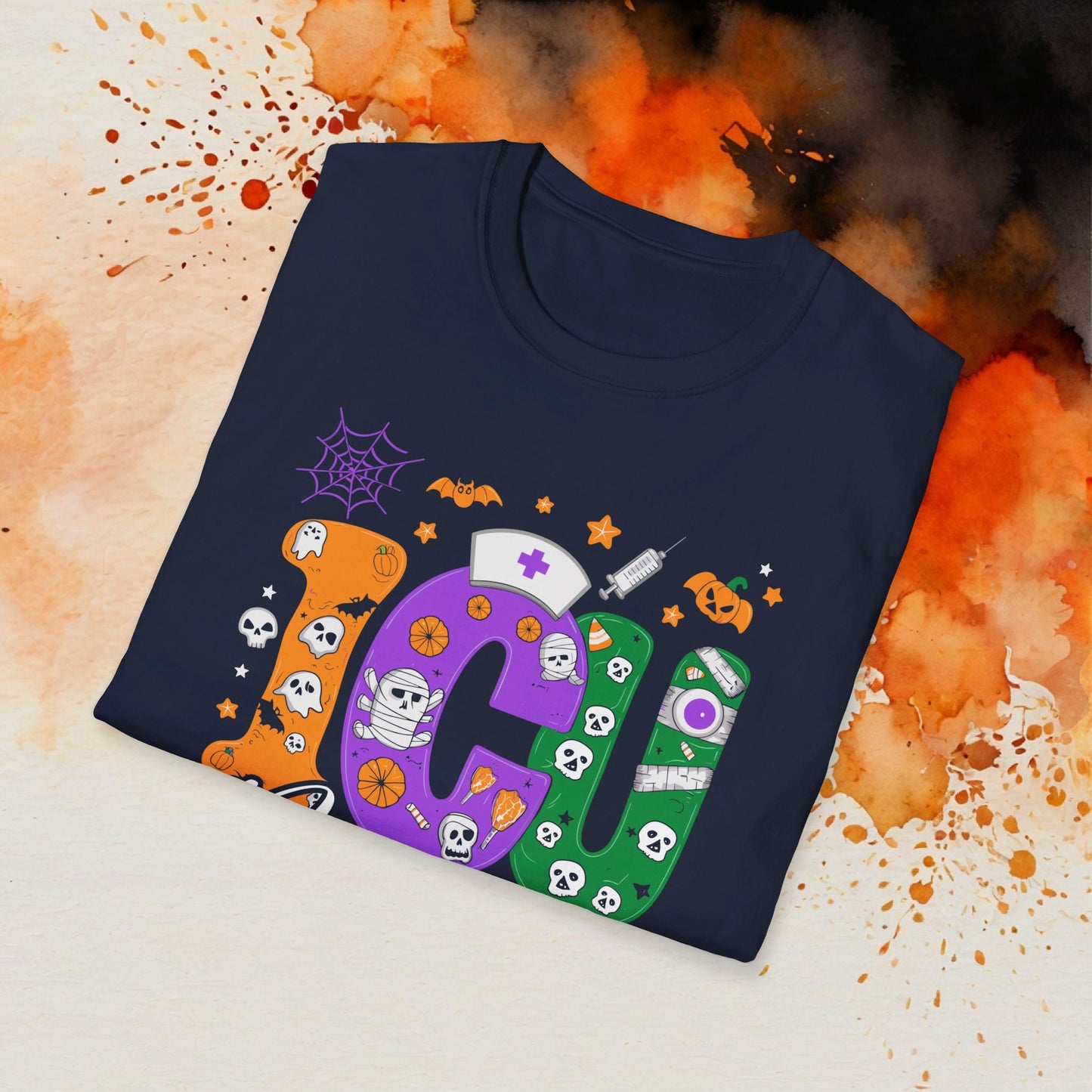 ICU Halloween Tee Unisex Softstyle T - Shirt - EternalAscension