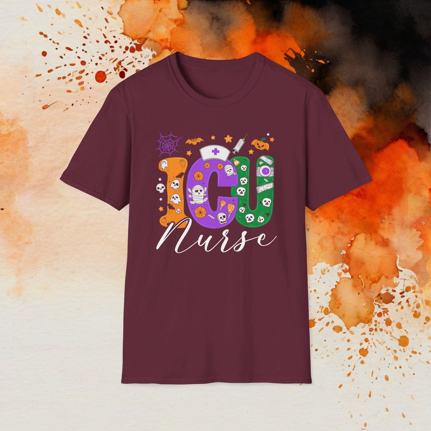ICU Halloween Tee Unisex Softstyle T - Shirt - EternalAscension
