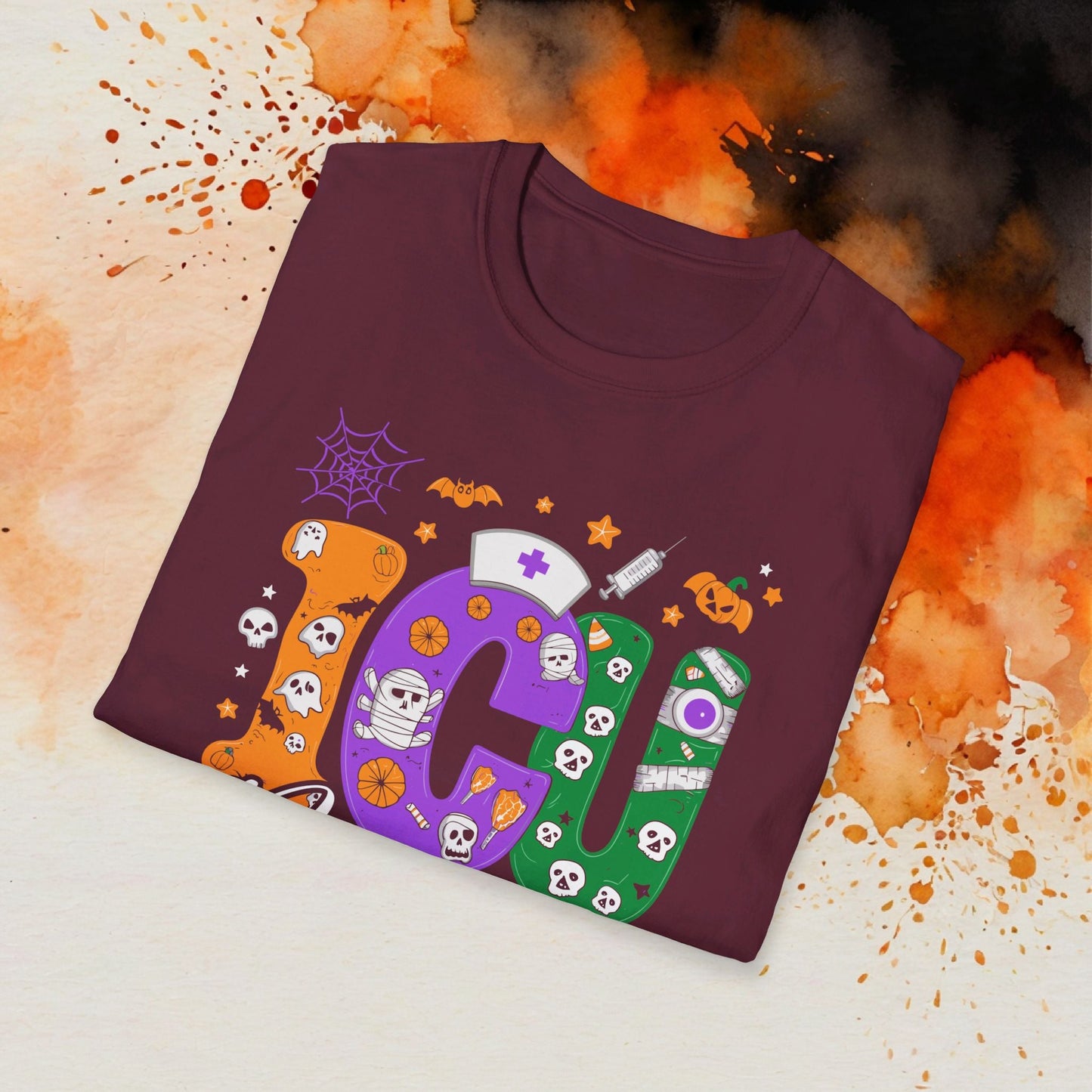 ICU Halloween Tee Unisex Softstyle T - Shirt - EternalAscension