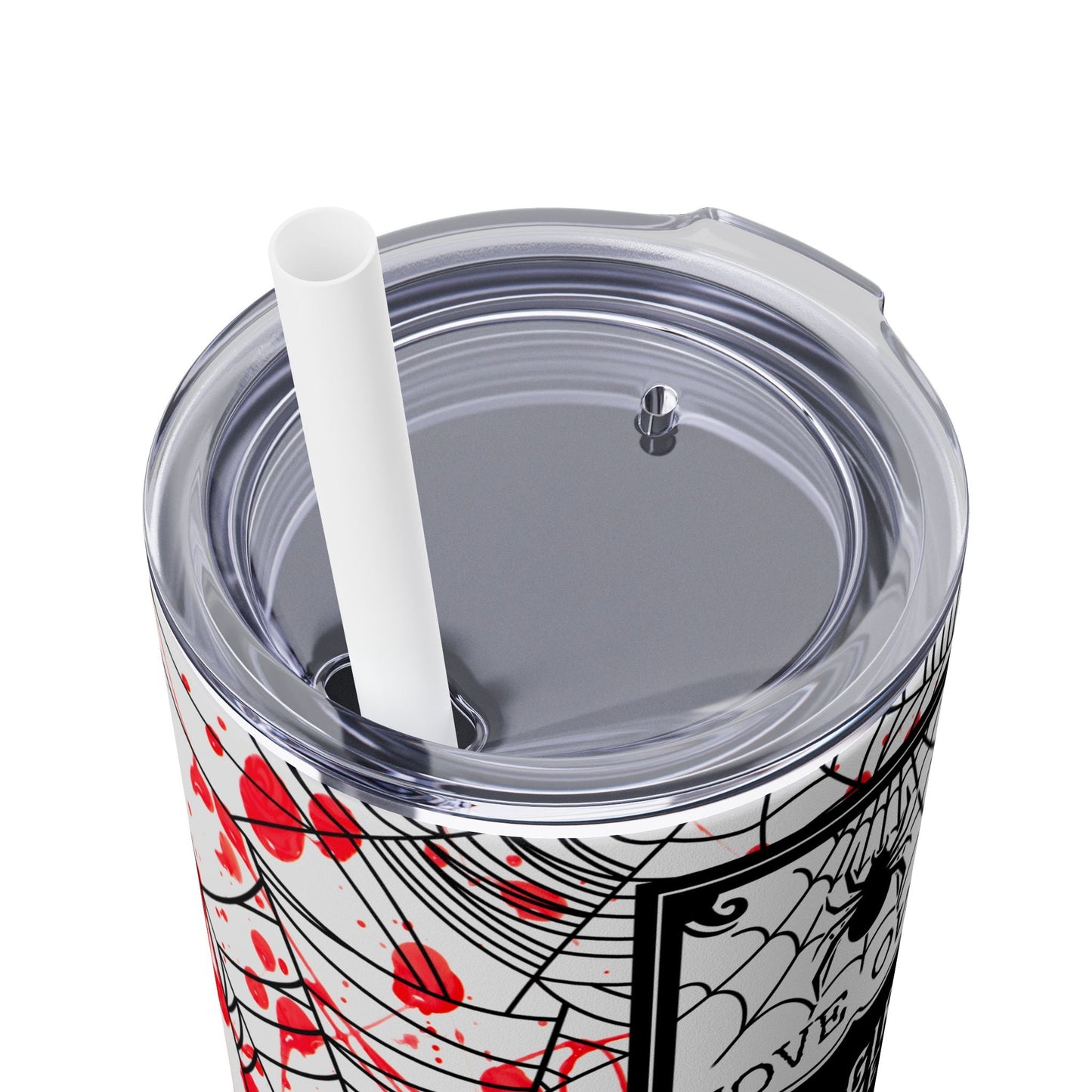 Its Spooky Season! Skinny Tumbler with Straw, 20oz - EternalAscension