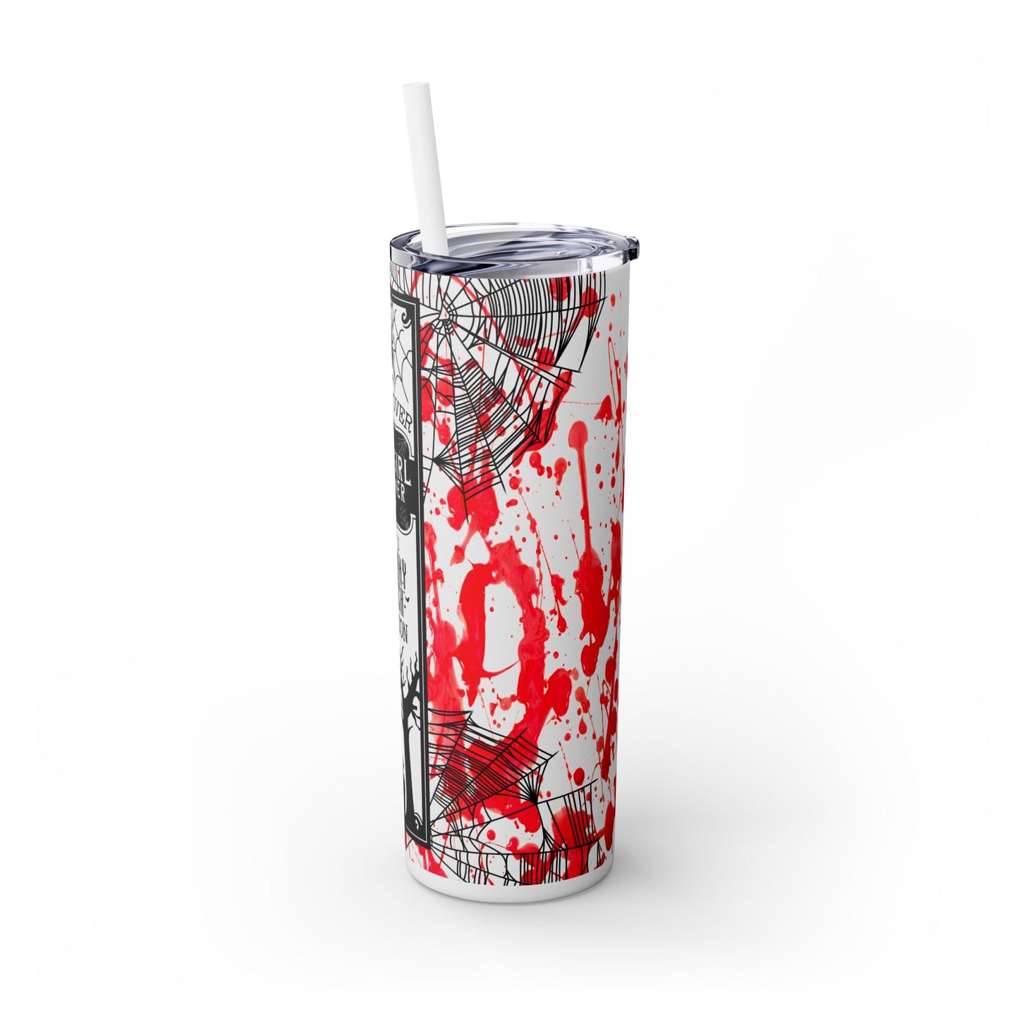 Its Spooky Season! Skinny Tumbler with Straw, 20oz - EternalAscension