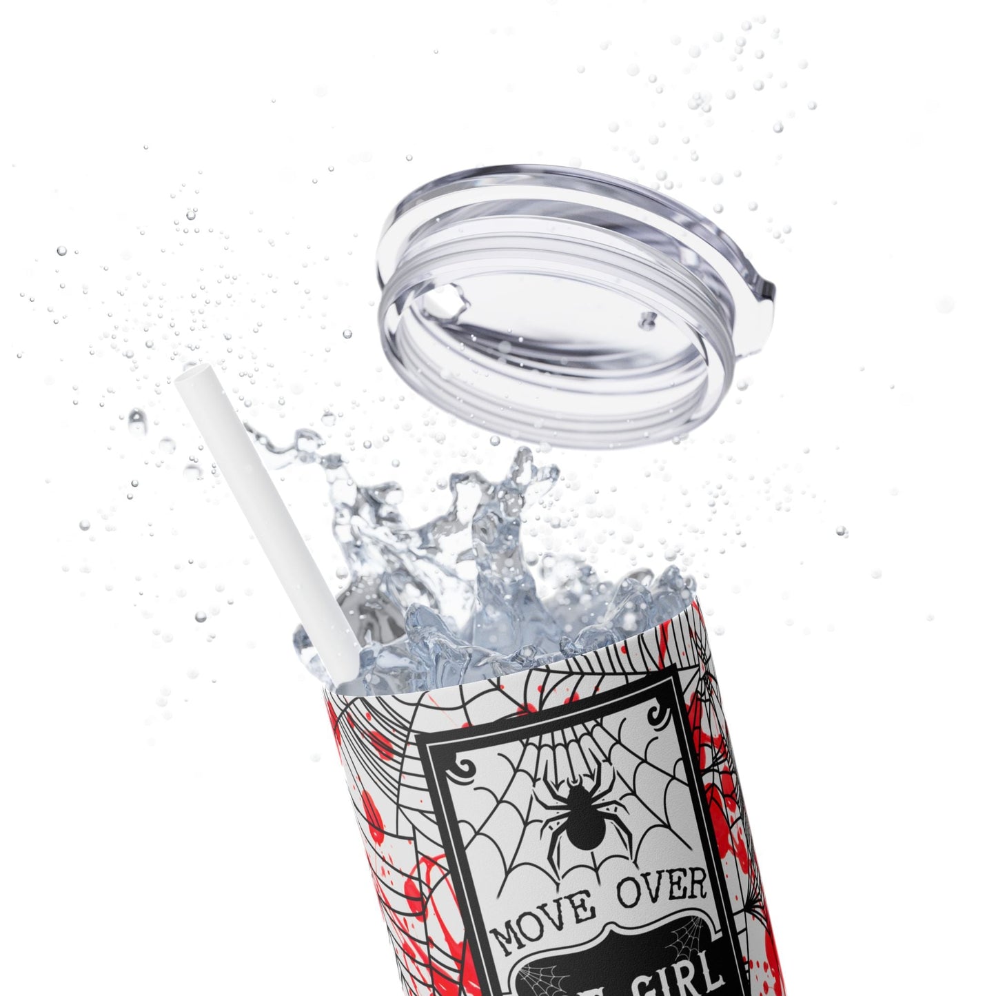 Its Spooky Season! Skinny Tumbler with Straw, 20oz - EternalAscension