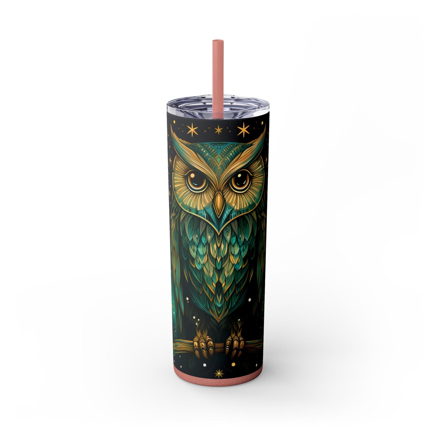 Maars Personalized Skinny Tumbler: Mystical Owl Edition 20oz - EternalAscension