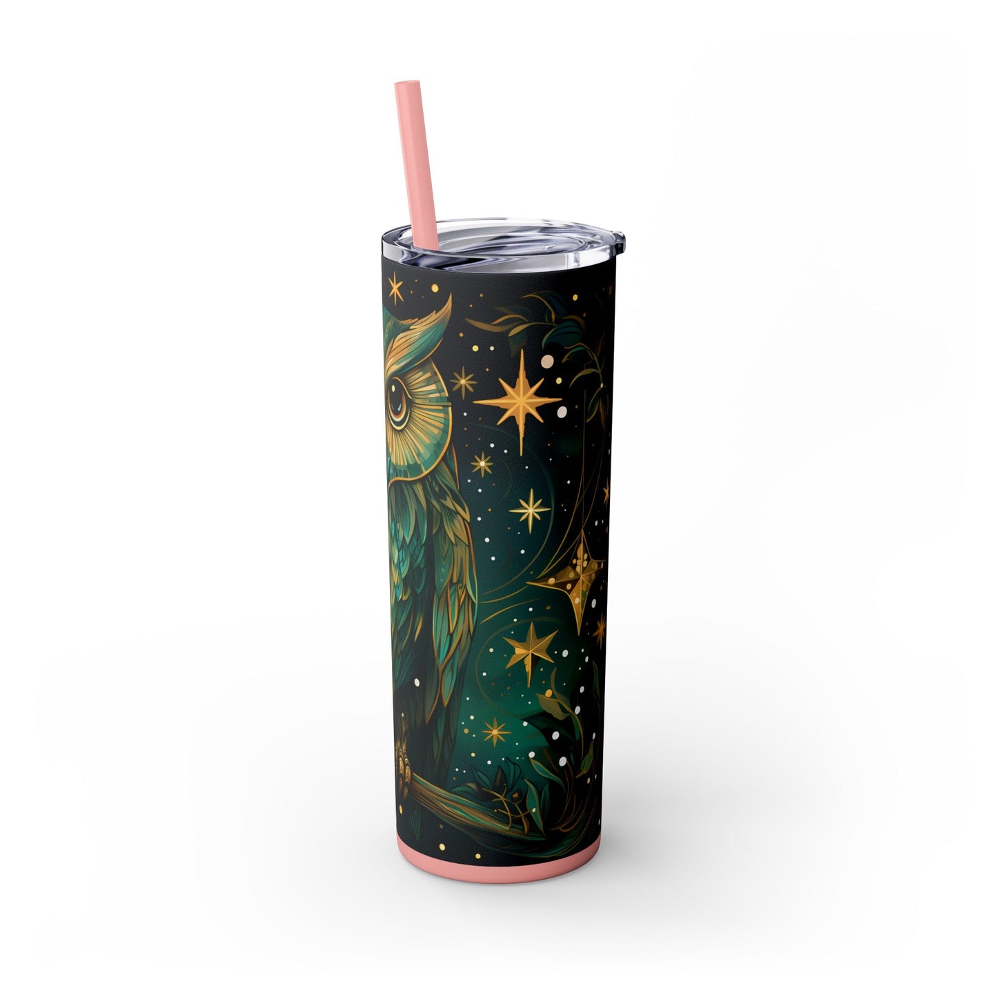 Maars Personalized Skinny Tumbler: Mystical Owl Edition 20oz - EternalAscension