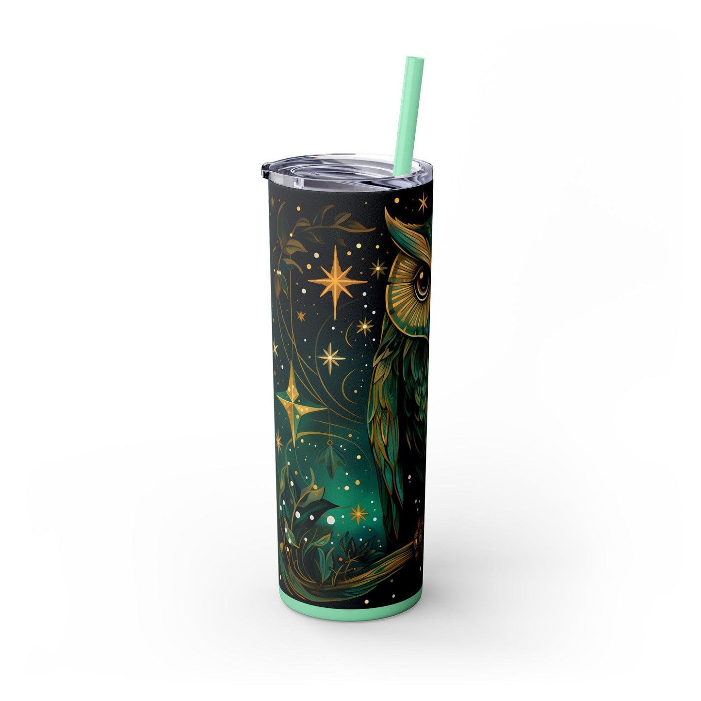 Maars Personalized Skinny Tumbler: Mystical Owl Edition 20oz - EternalAscension