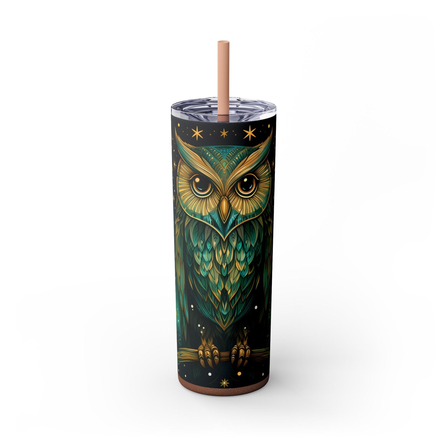 Maars Personalized Skinny Tumbler: Mystical Owl Edition 20oz - EternalAscension