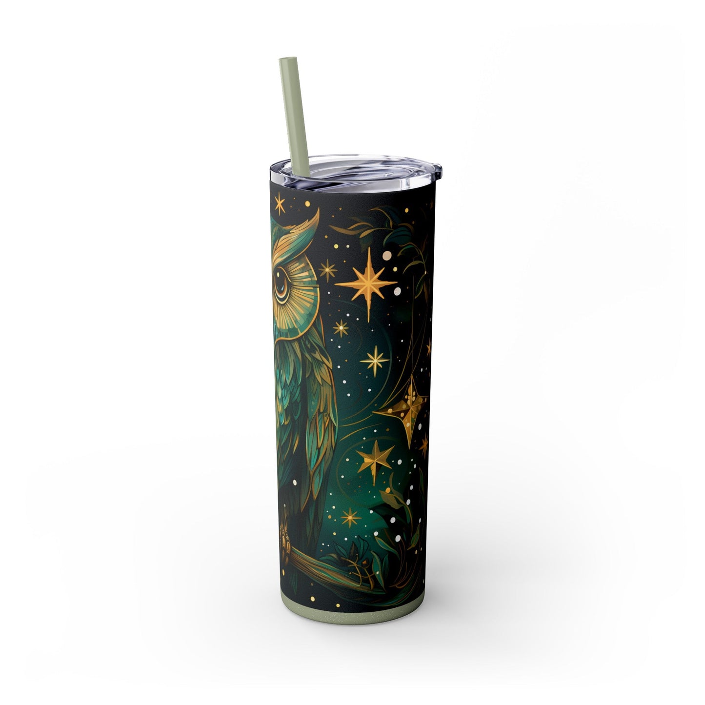 Maars Personalized Skinny Tumbler: Mystical Owl Edition 20oz - EternalAscension