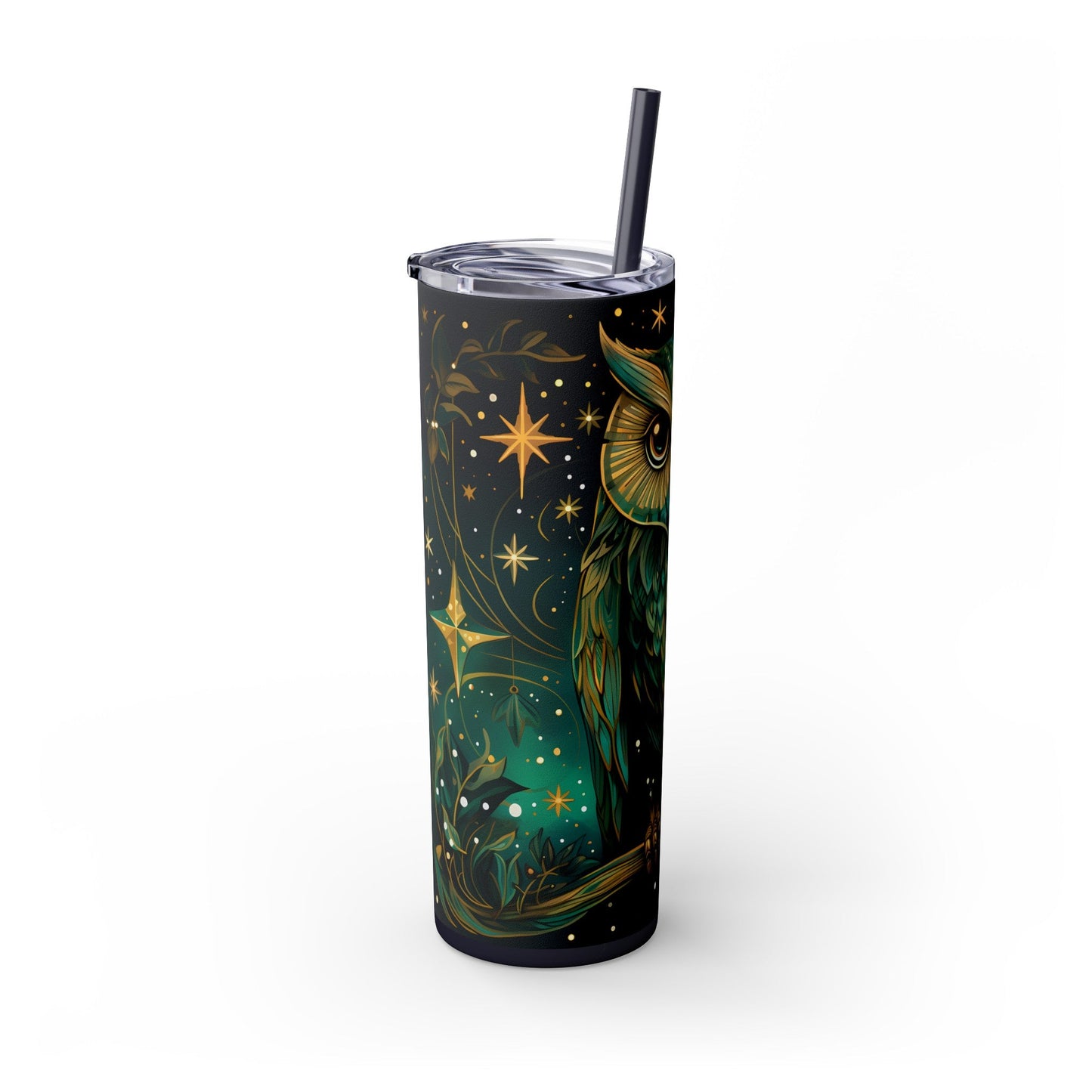Maars Personalized Skinny Tumbler: Mystical Owl Edition 20oz - EternalAscension