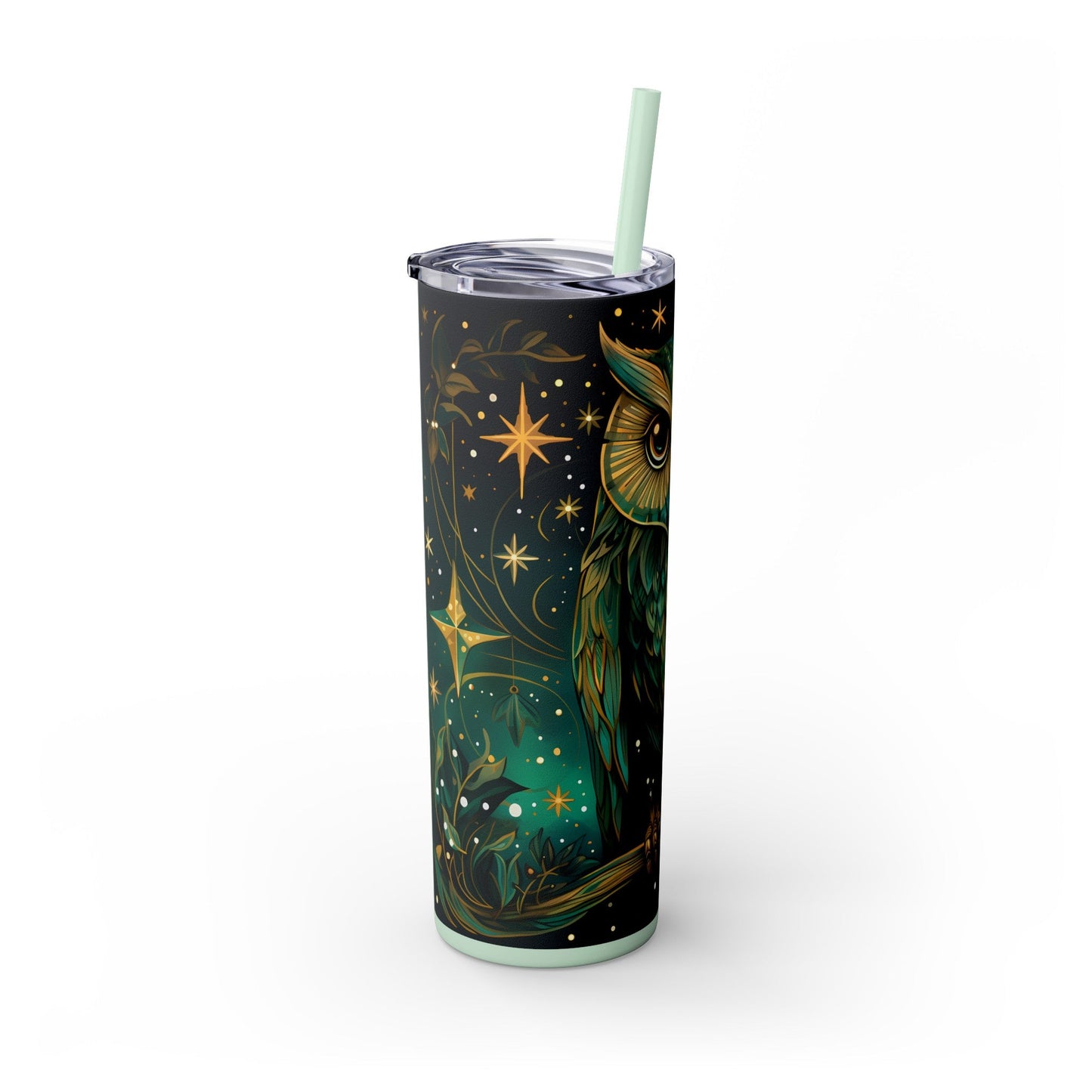 Maars Personalized Skinny Tumbler: Mystical Owl Edition 20oz - EternalAscension
