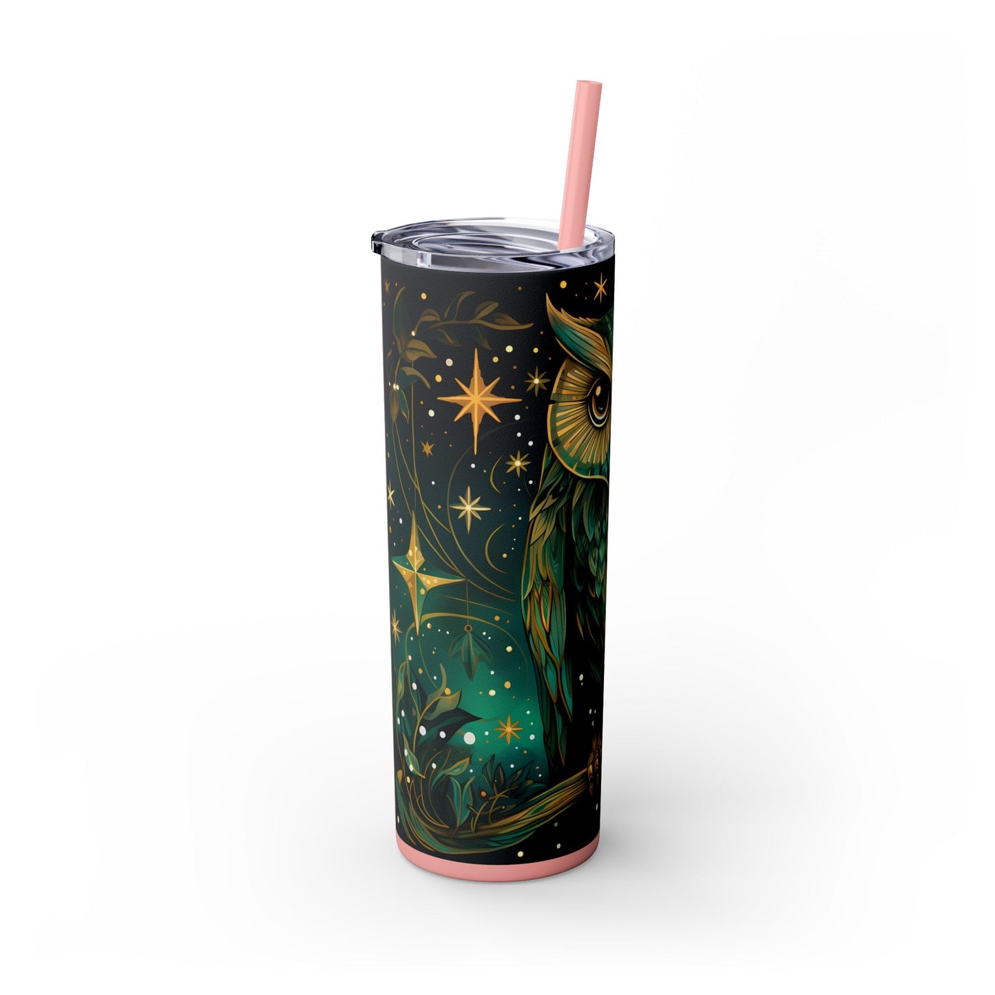 Maars Personalized Skinny Tumbler: Mystical Owl Edition 20oz - EternalAscension