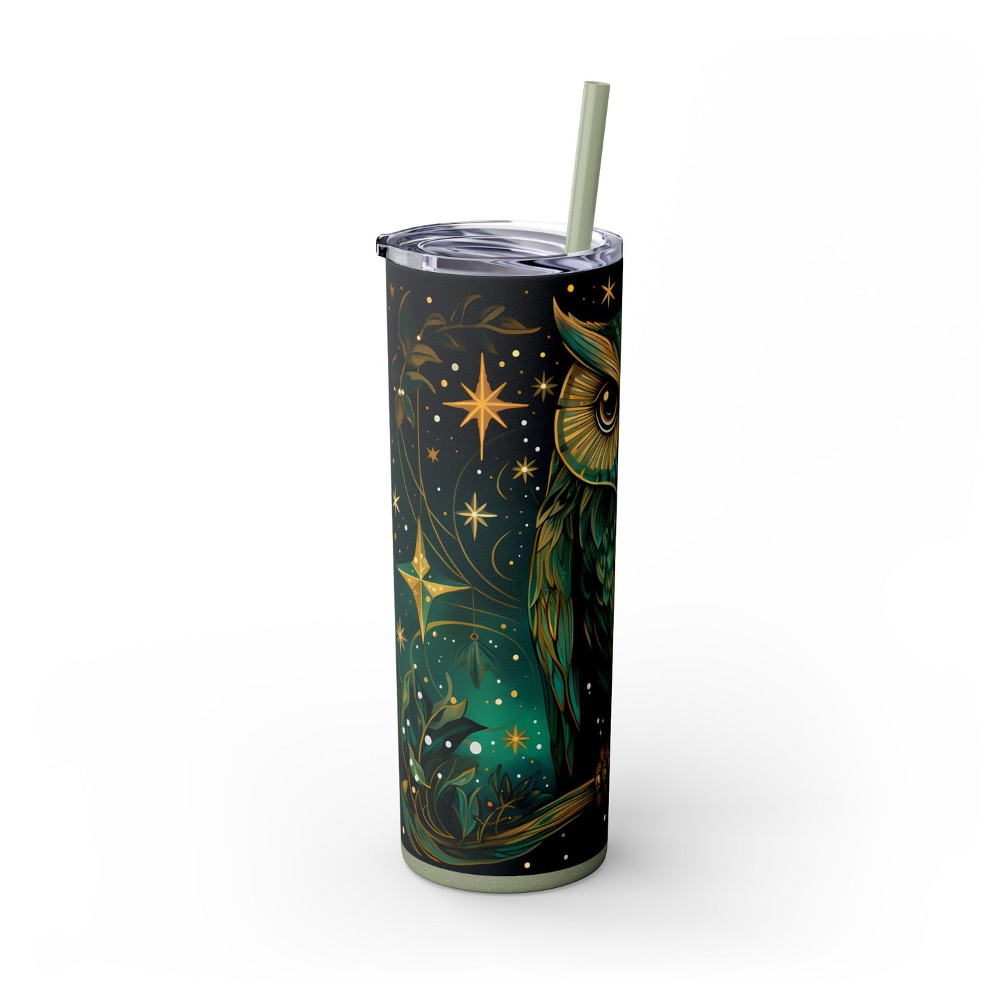 Maars Personalized Skinny Tumbler: Mystical Owl Edition 20oz - EternalAscension