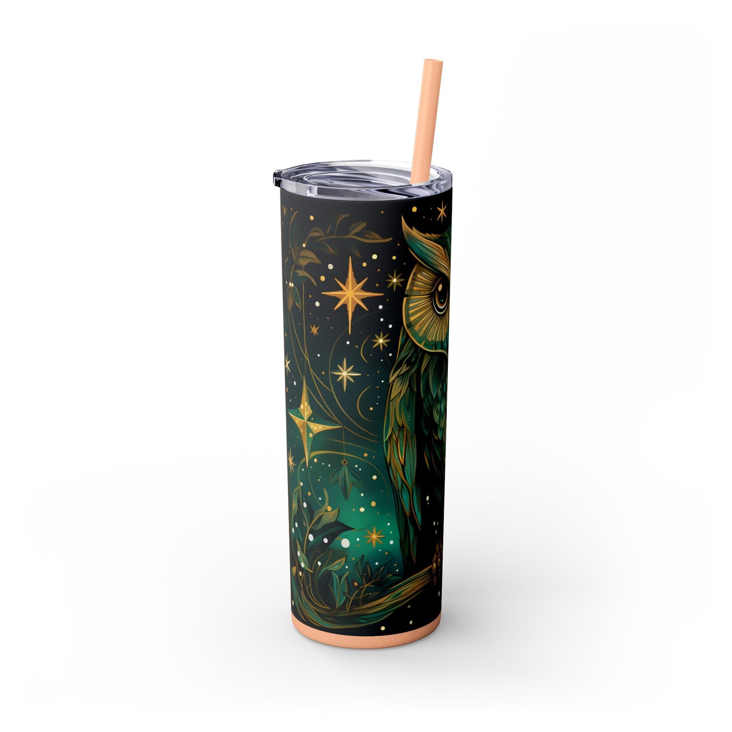 Maars Personalized Skinny Tumbler: Mystical Owl Edition 20oz - EternalAscension