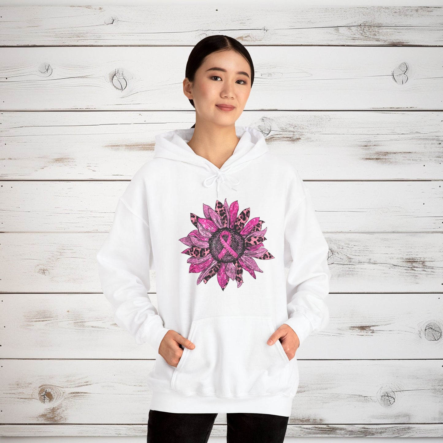 Petals of Hope Unisex Heavy Blend™ Hooded Sweatshirt - EternalAscension