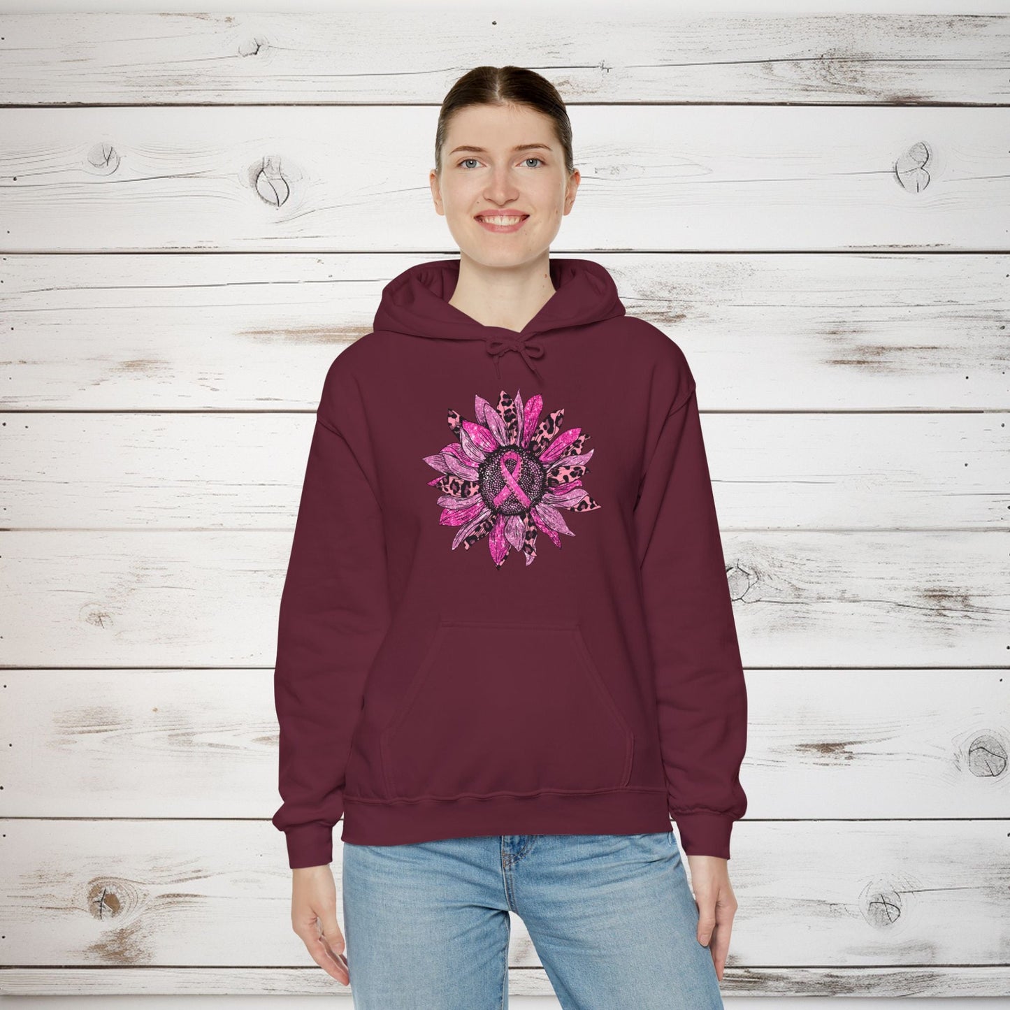 Petals of Hope Unisex Heavy Blend™ Hooded Sweatshirt - EternalAscension