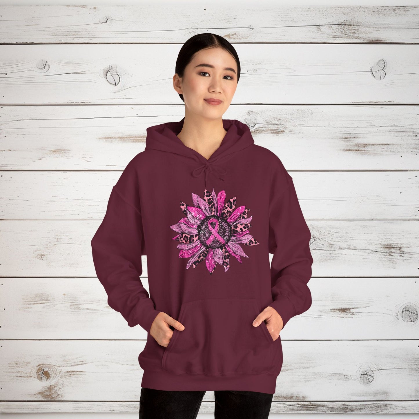 Petals of Hope Unisex Heavy Blend™ Hooded Sweatshirt - EternalAscension