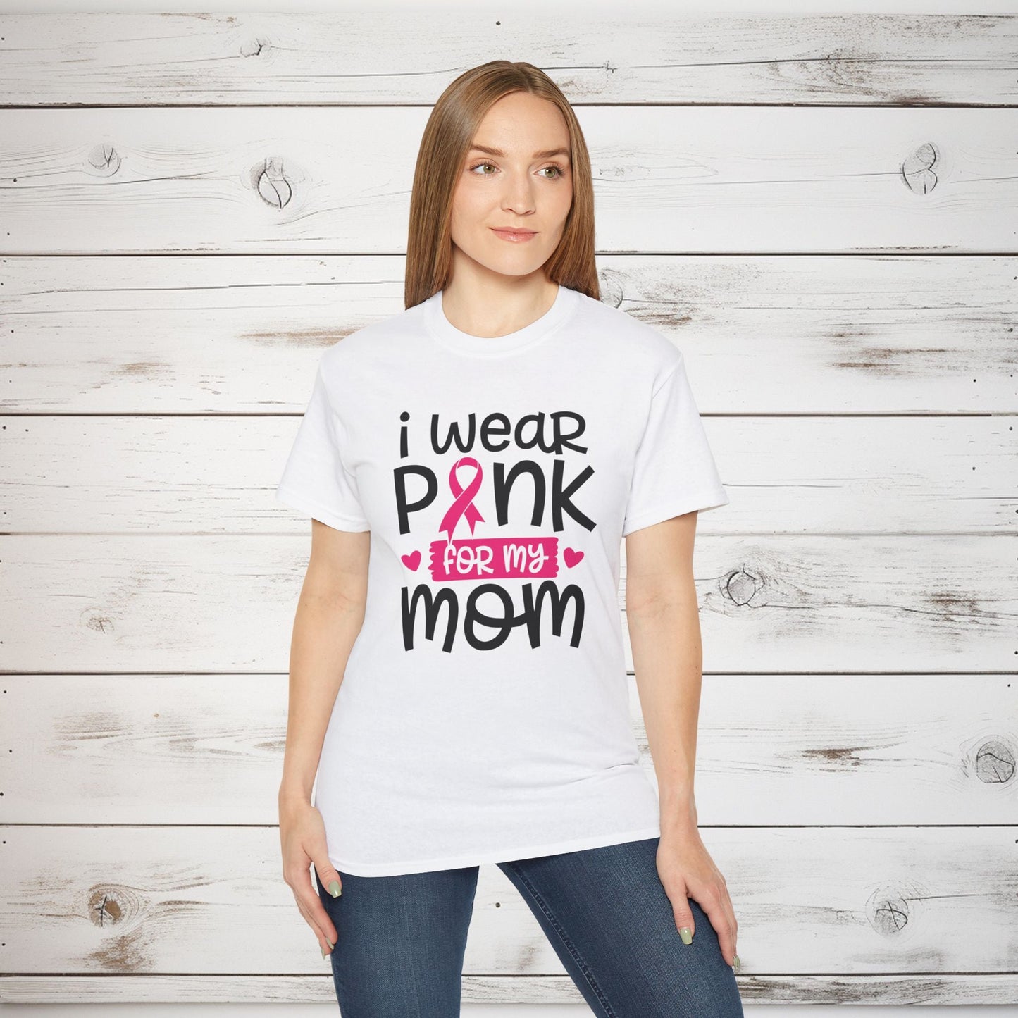 Pink For Mom Unisex Ultra Cotton Tee - EternalAscension