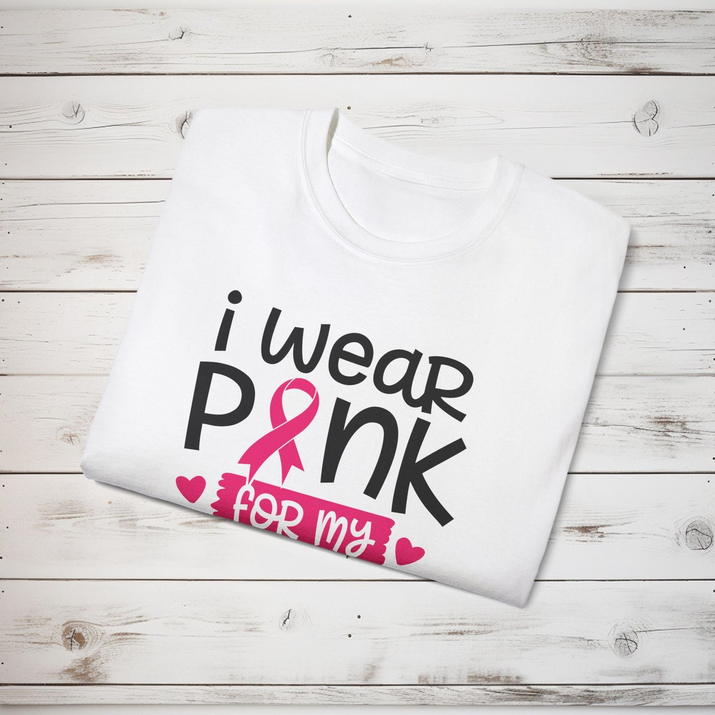Pink For Mom Unisex Ultra Cotton Tee - EternalAscension