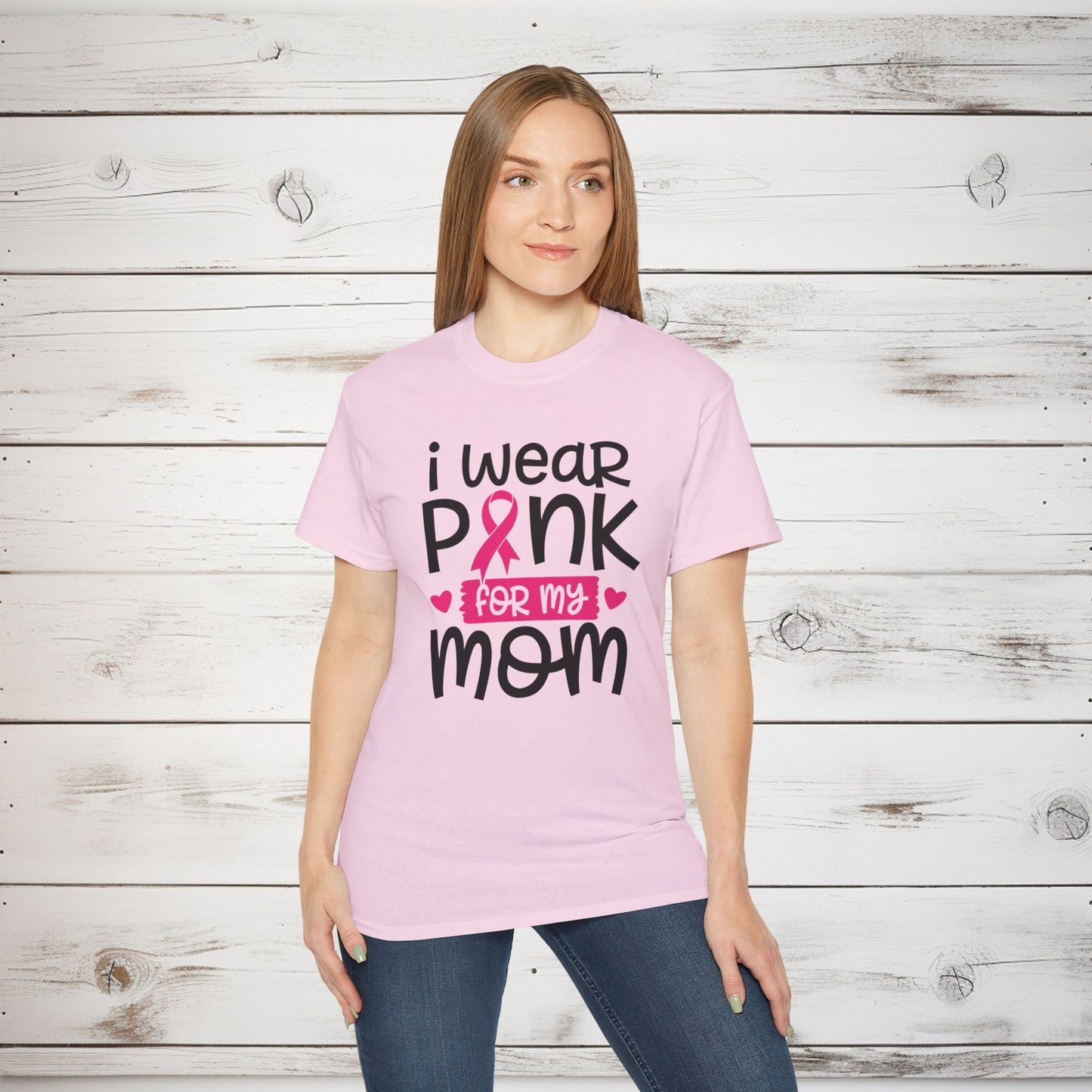 Pink For Mom Unisex Ultra Cotton Tee - EternalAscension